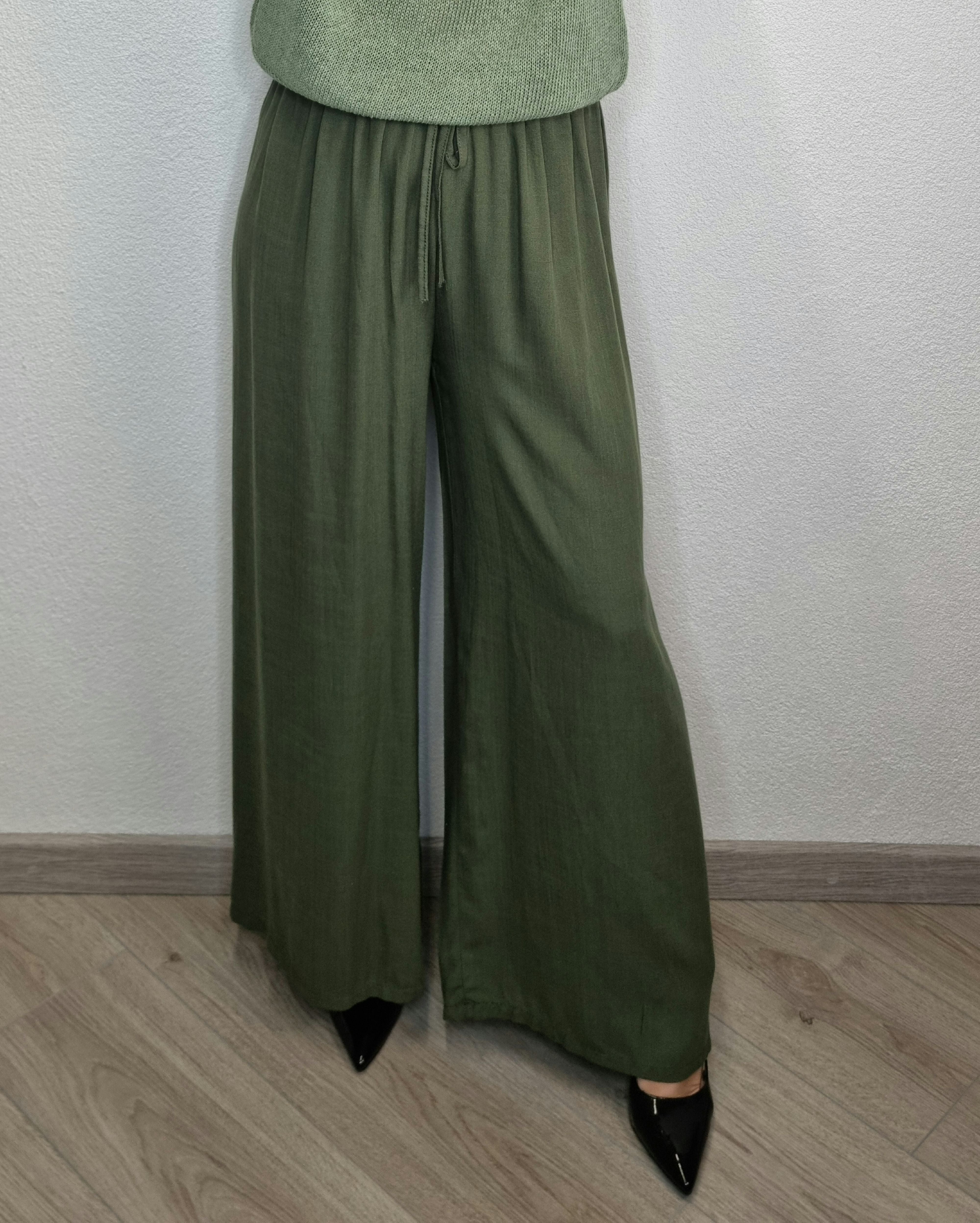 PANTALONE COULISE VERDE
