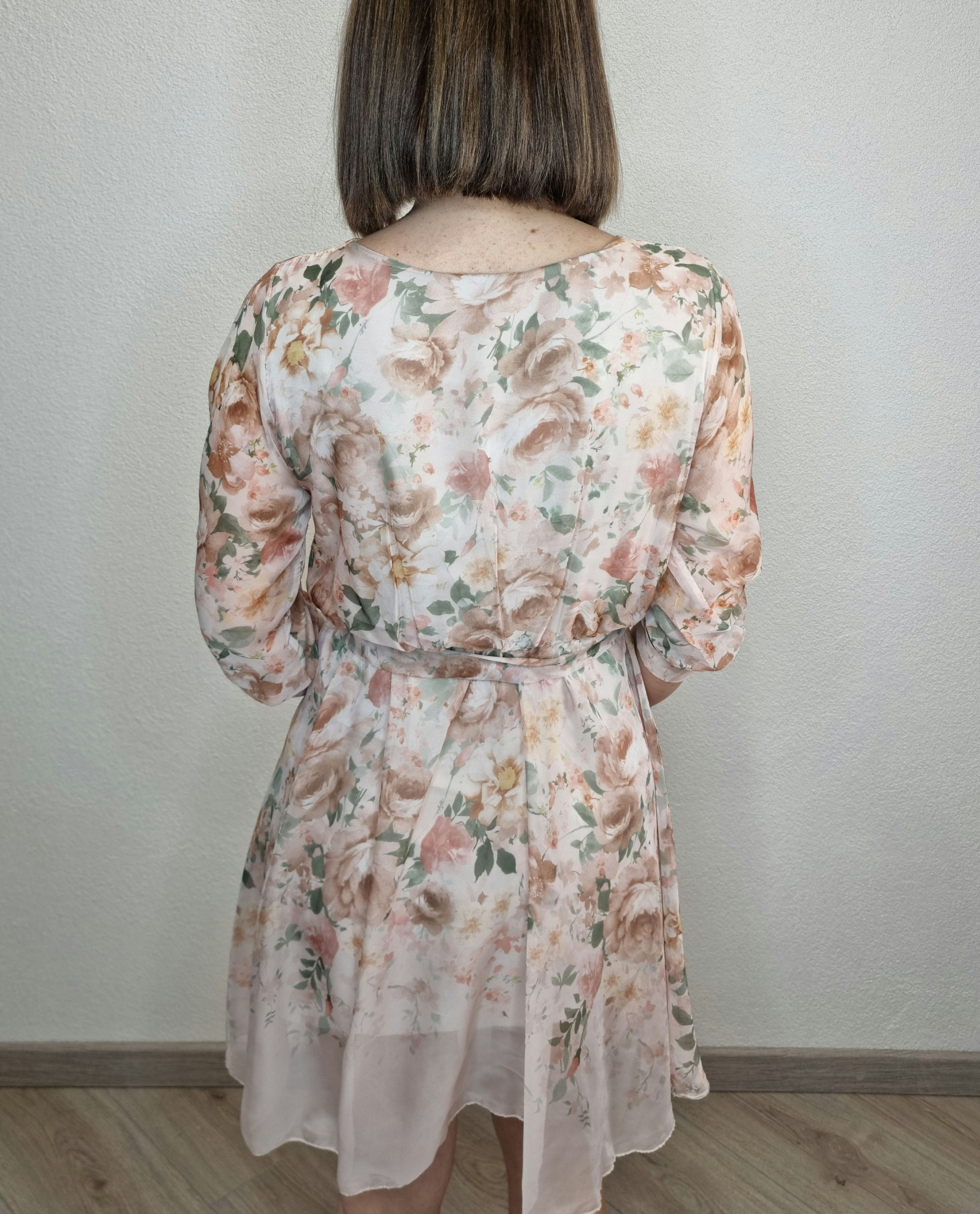 ABITO CHIFFON BEIGE