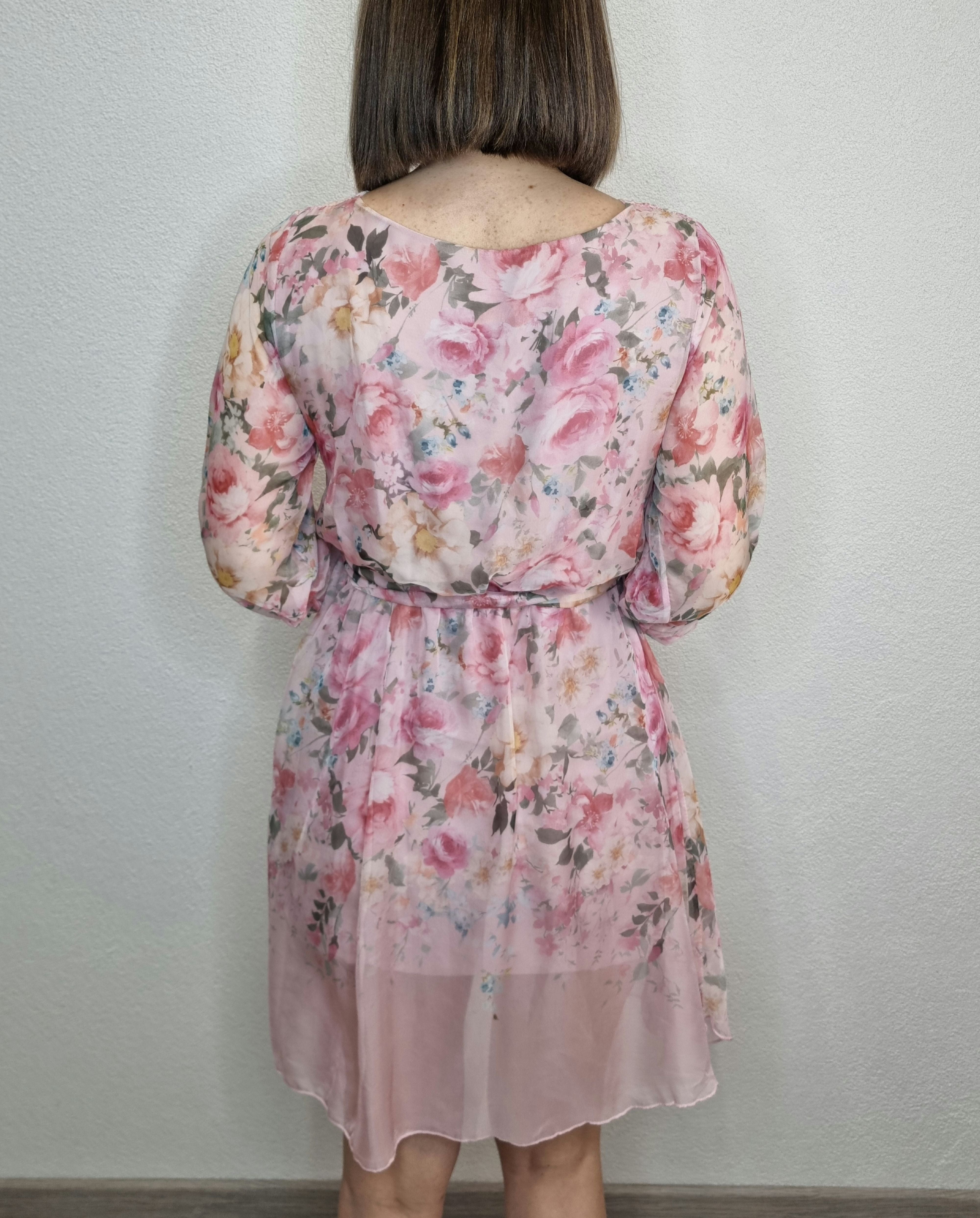 ABITO CHIFFON ROSA