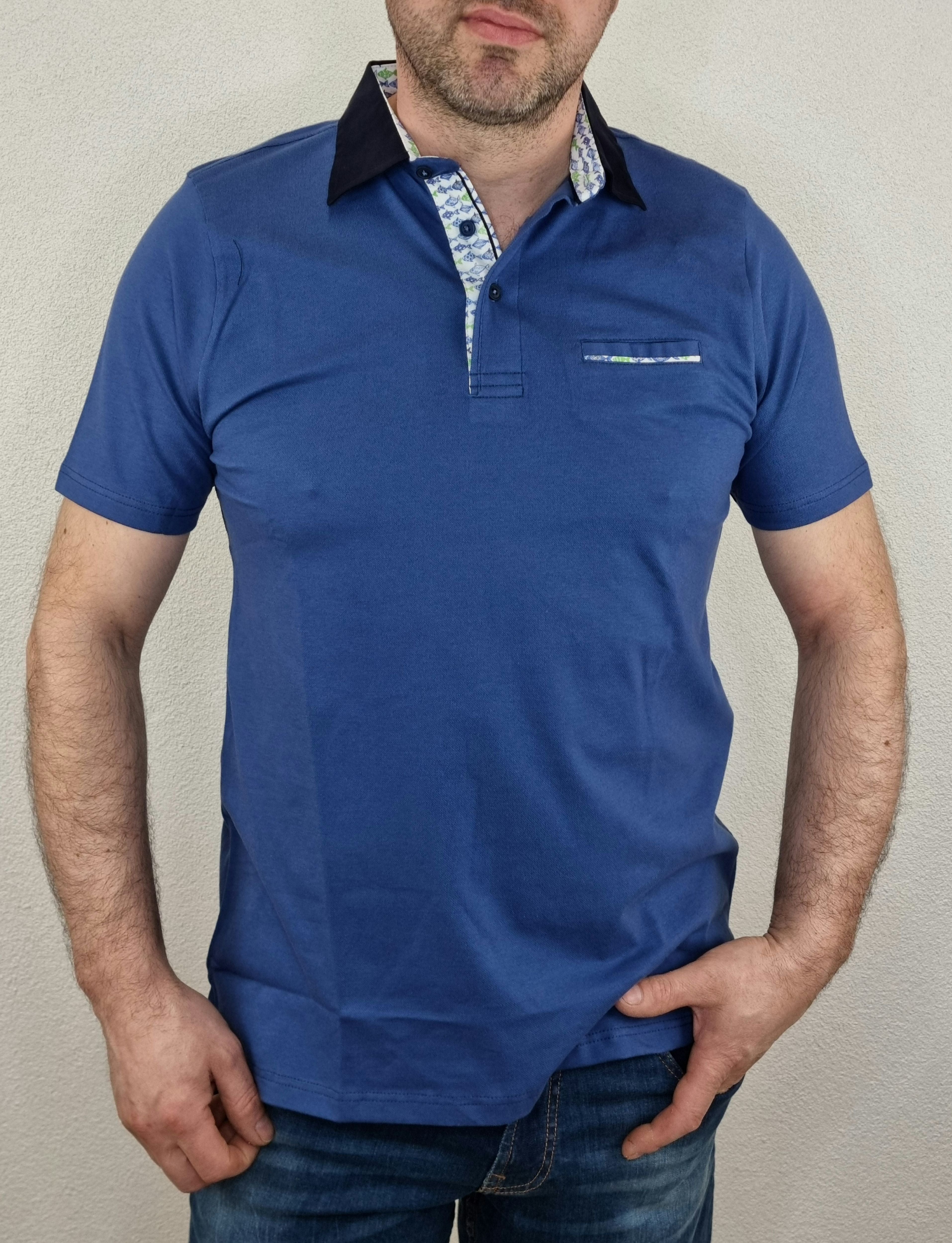 POLO UOMO HELIOS ART.bv540 BLU