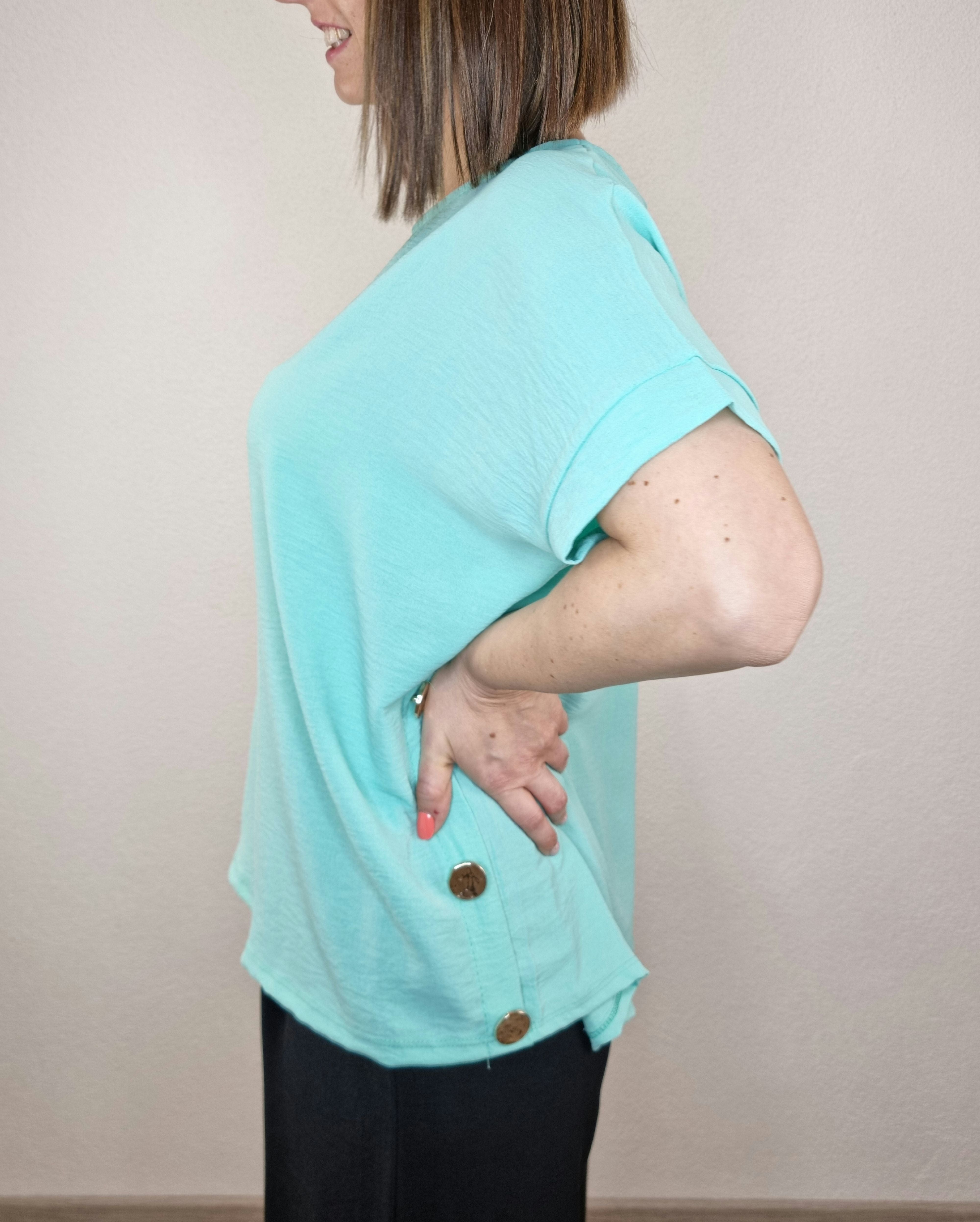 T-SHIRT BOTTONI TIFFANY