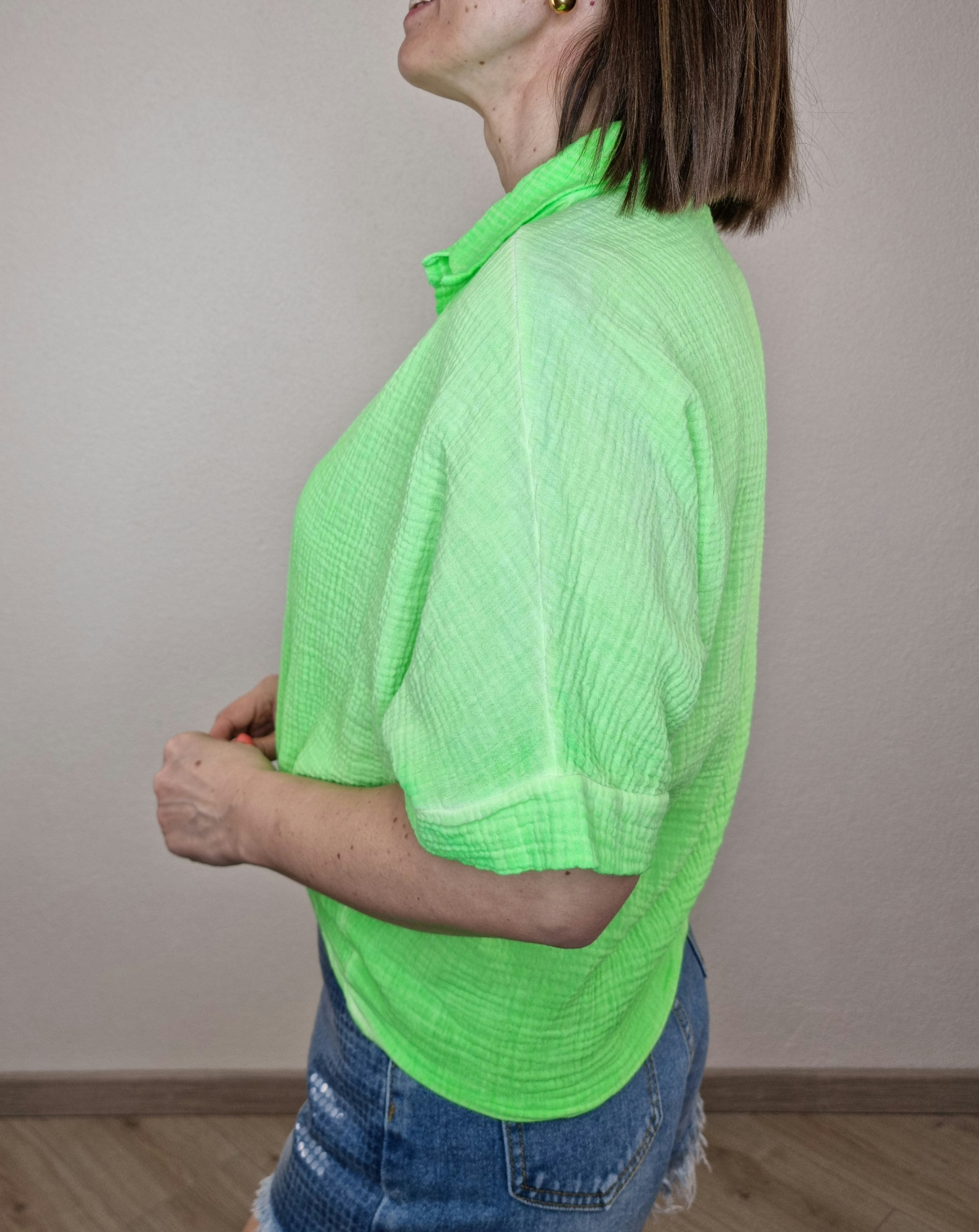 CAMICIA FLUO VERDE