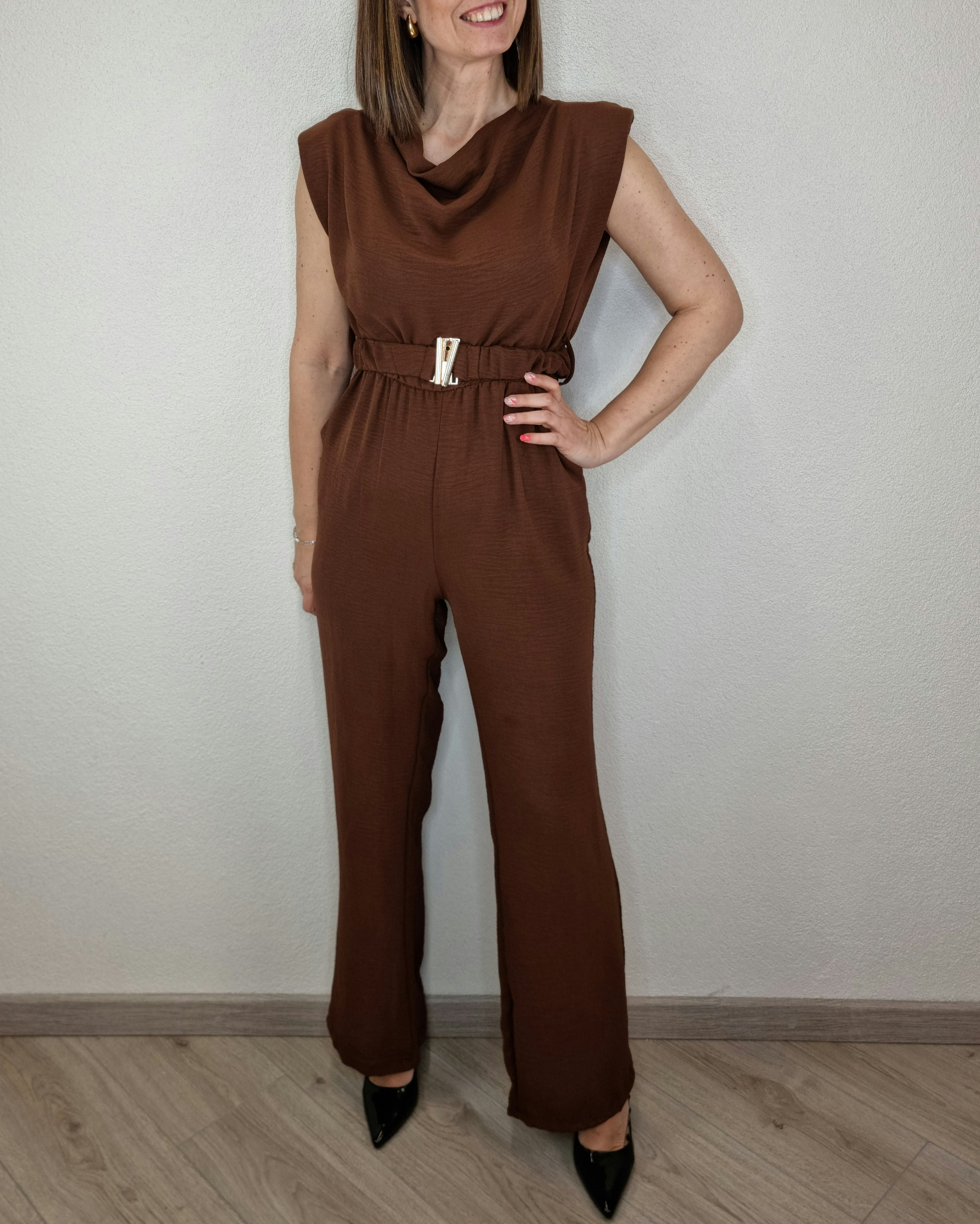 JUMPSUITE KATE CIOCCOLATO