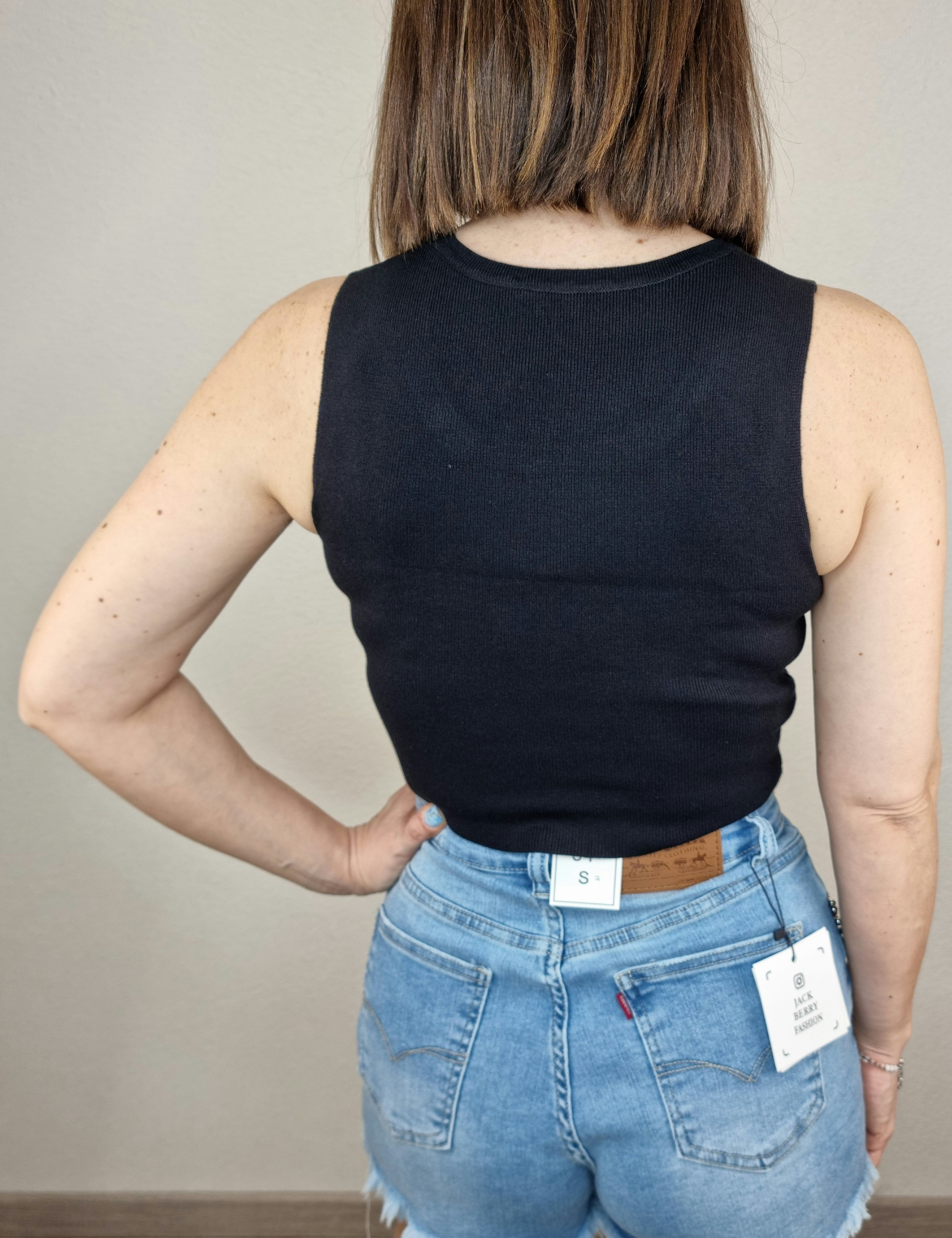 TOP CROP NERO