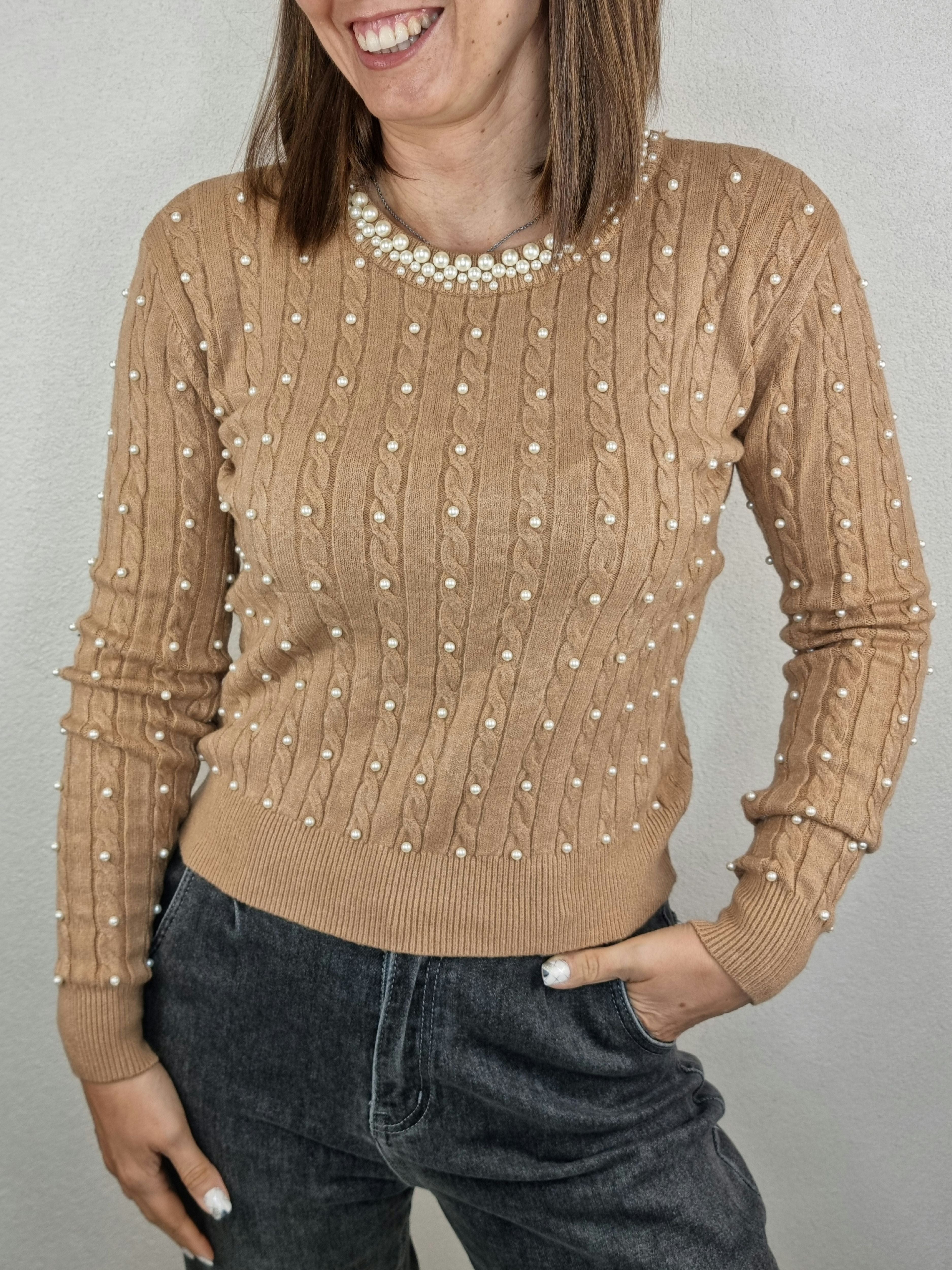 PULL CIVICO PERLE MOCHA