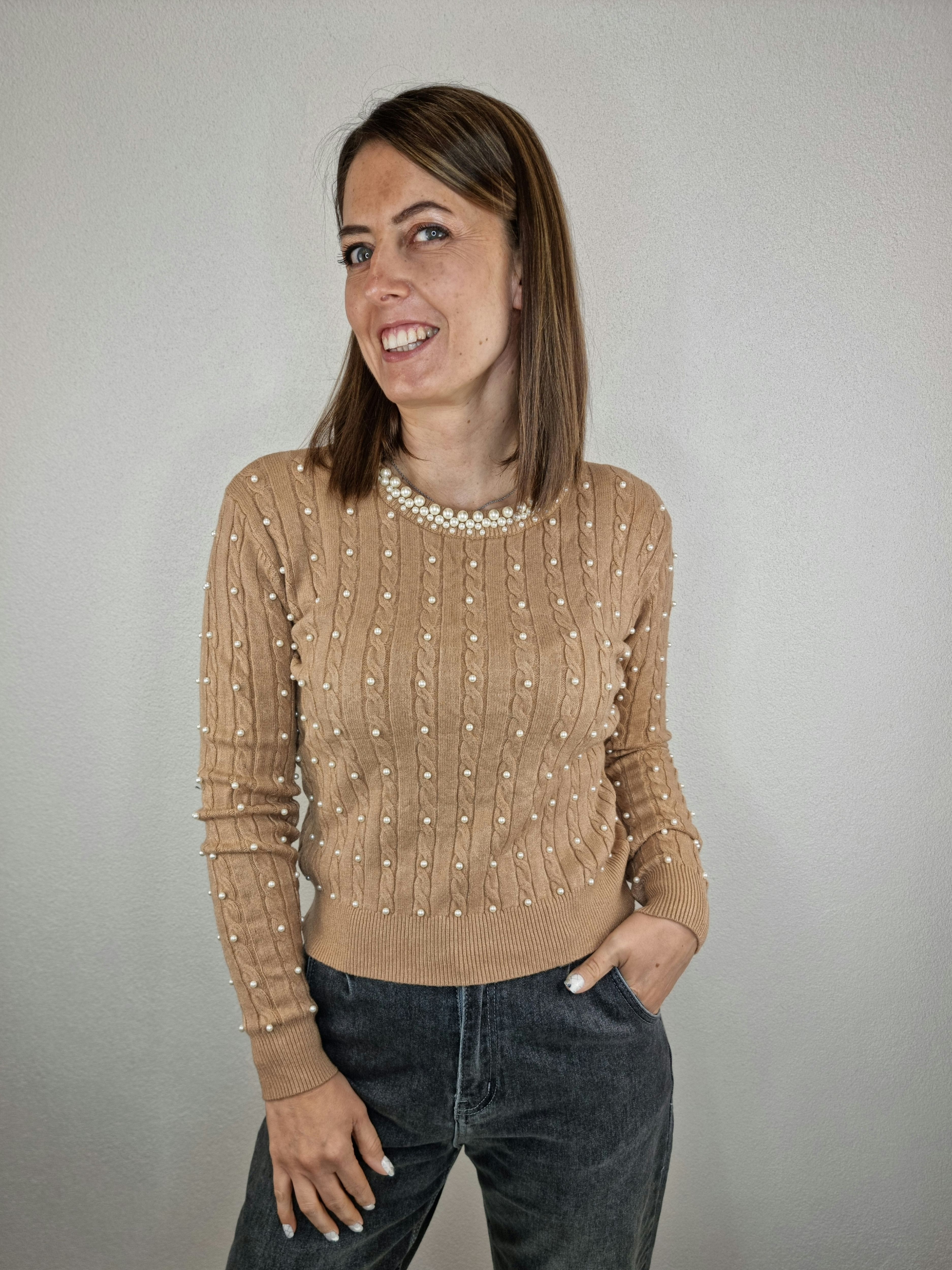 PULL CIVICO PERLE MOCHA