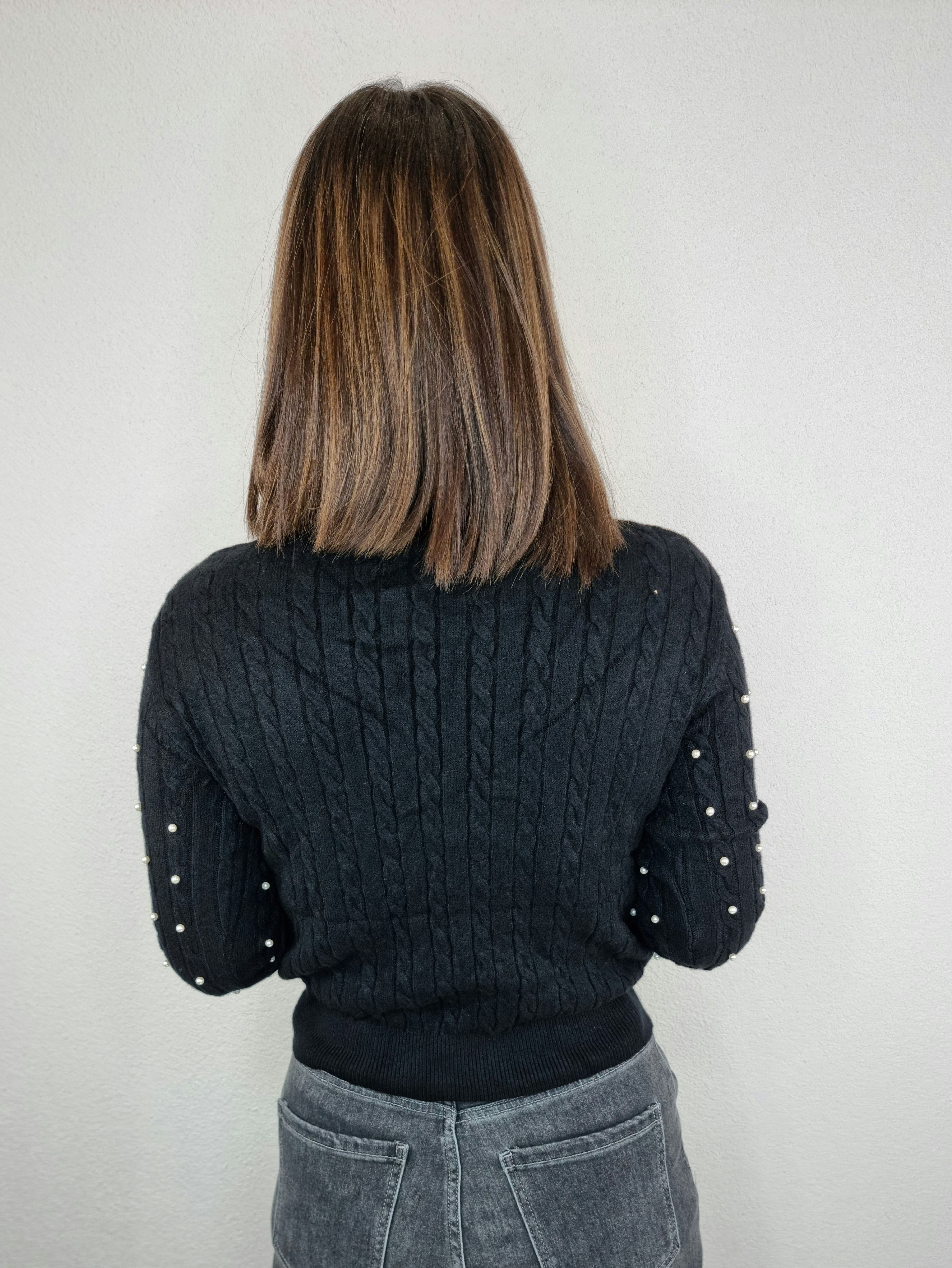 PULL CIVICO PERLE NERO