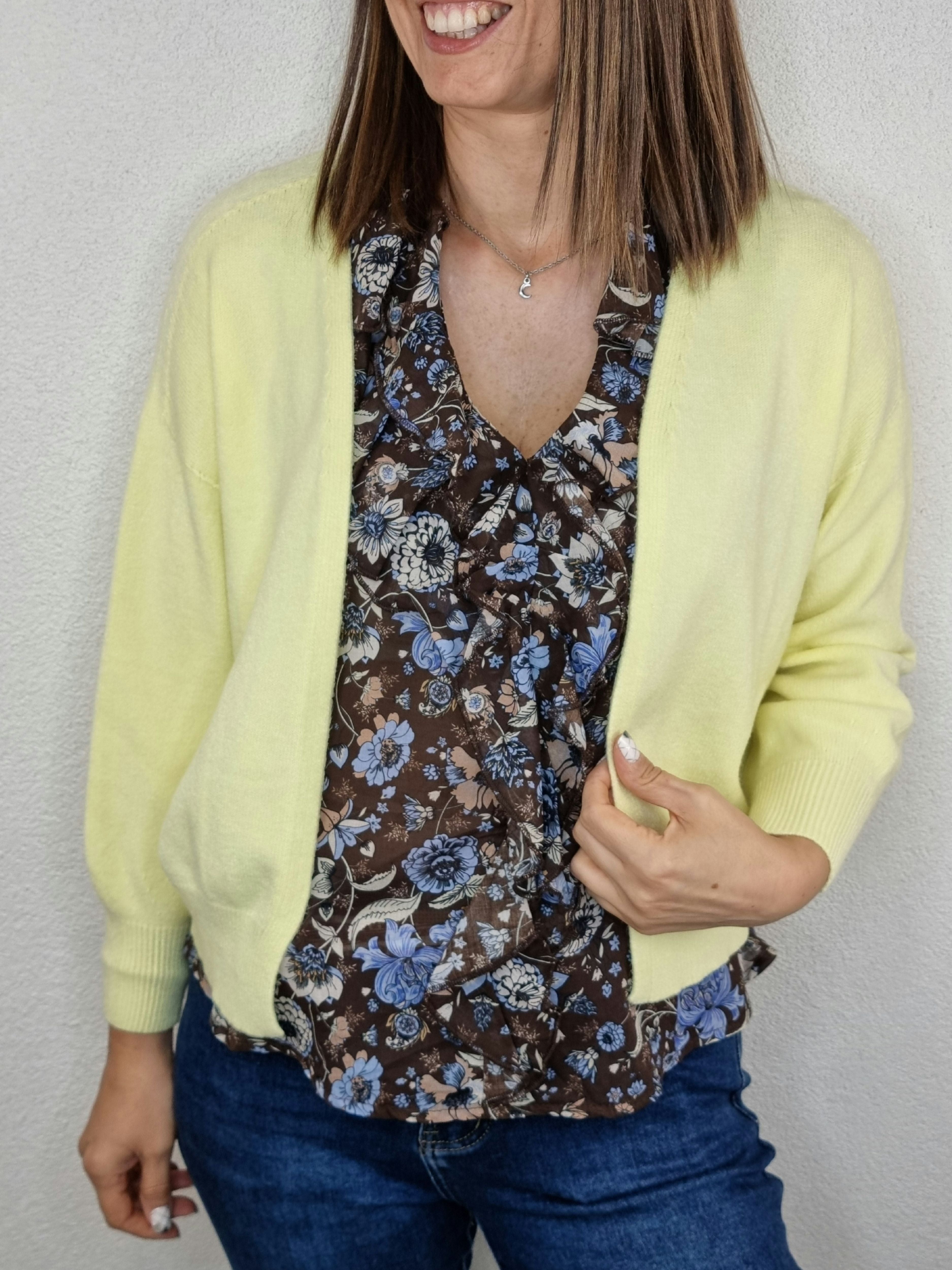 CARDIGAN CIVICO GIALLO