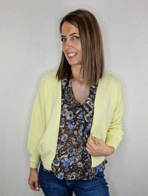 CARDIGAN CIVICO GIALLO