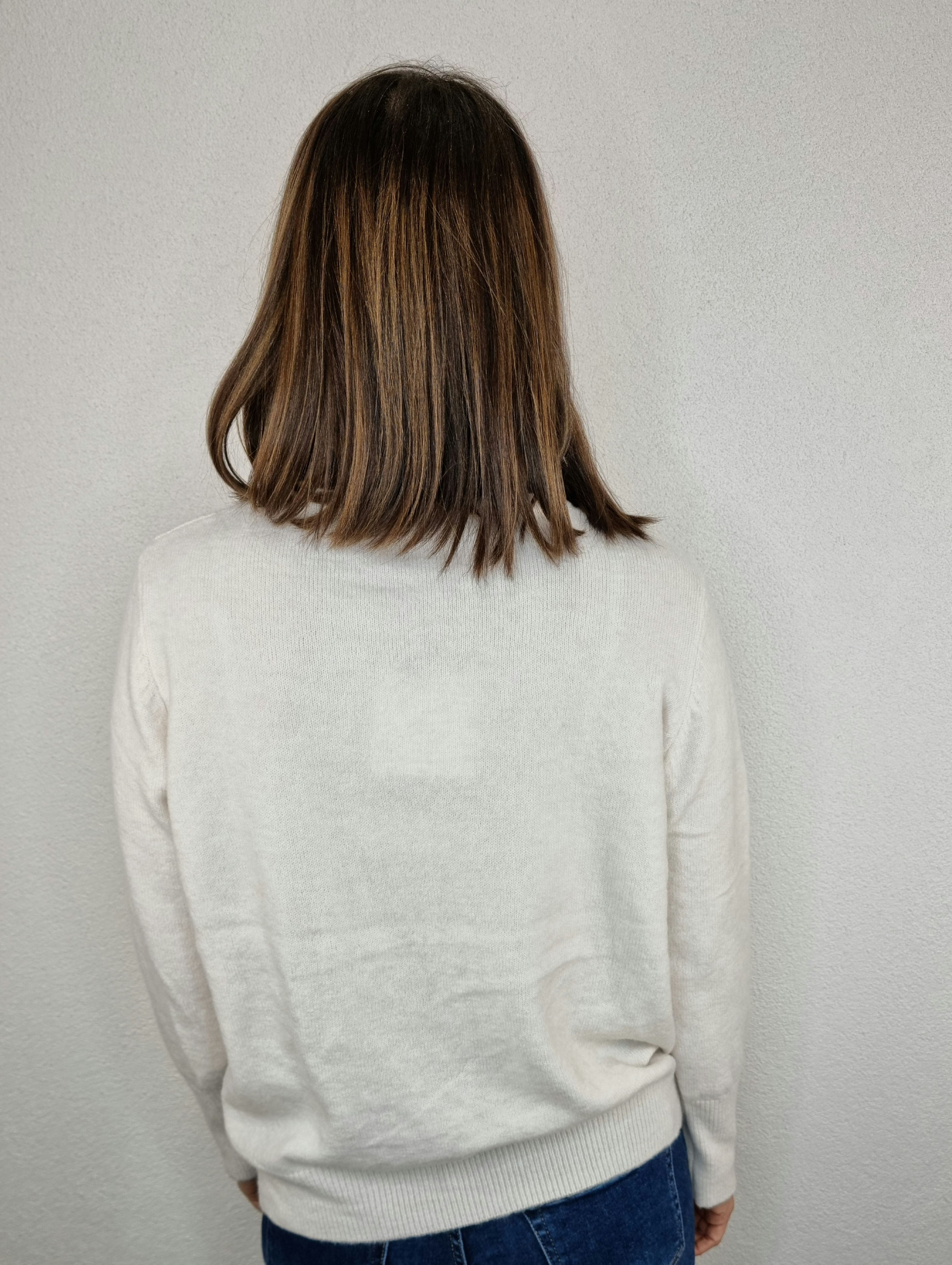 PULL CIVICO BOTTONE PANNA