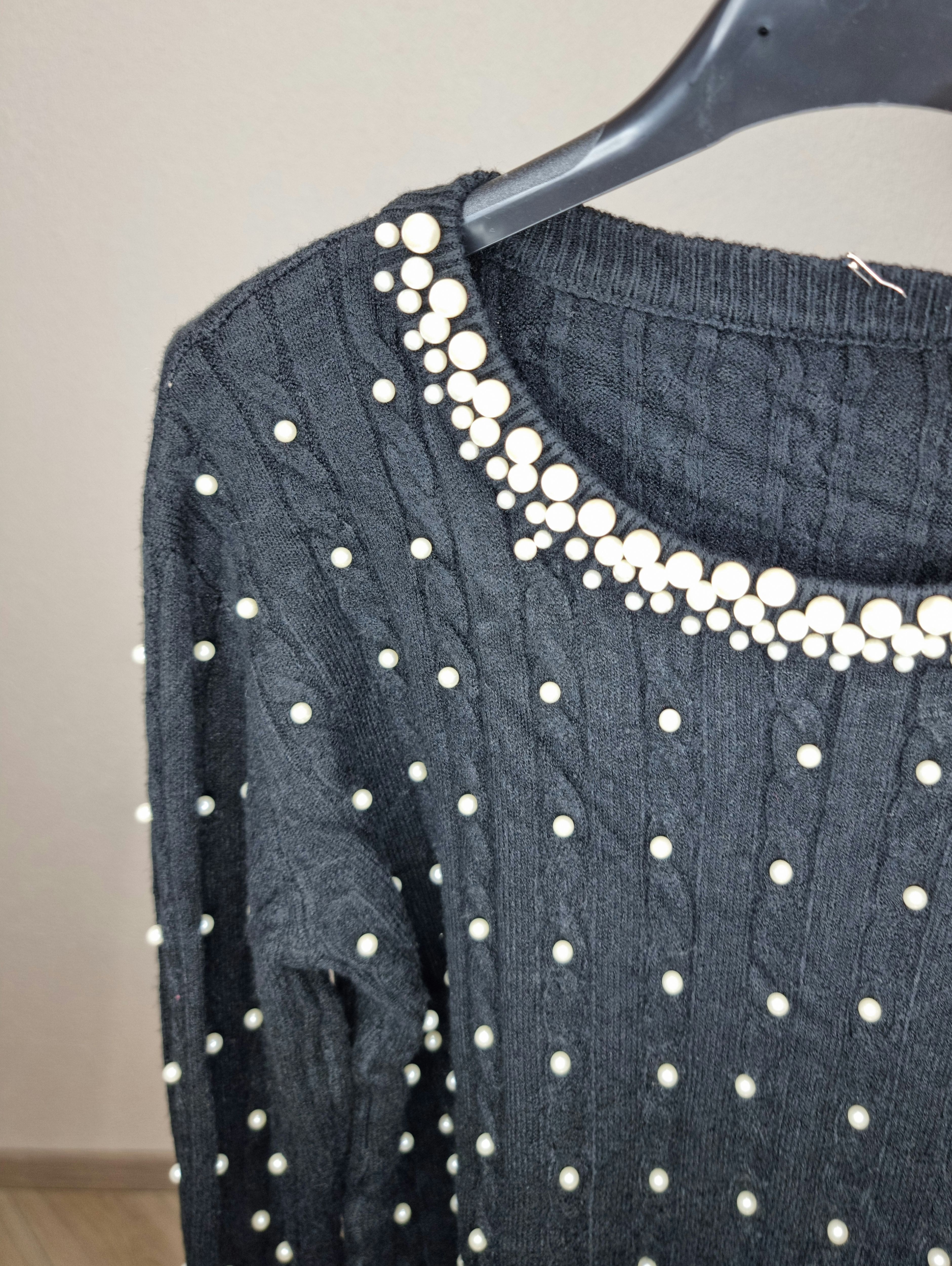 PULL CIVICO PERLE NERO