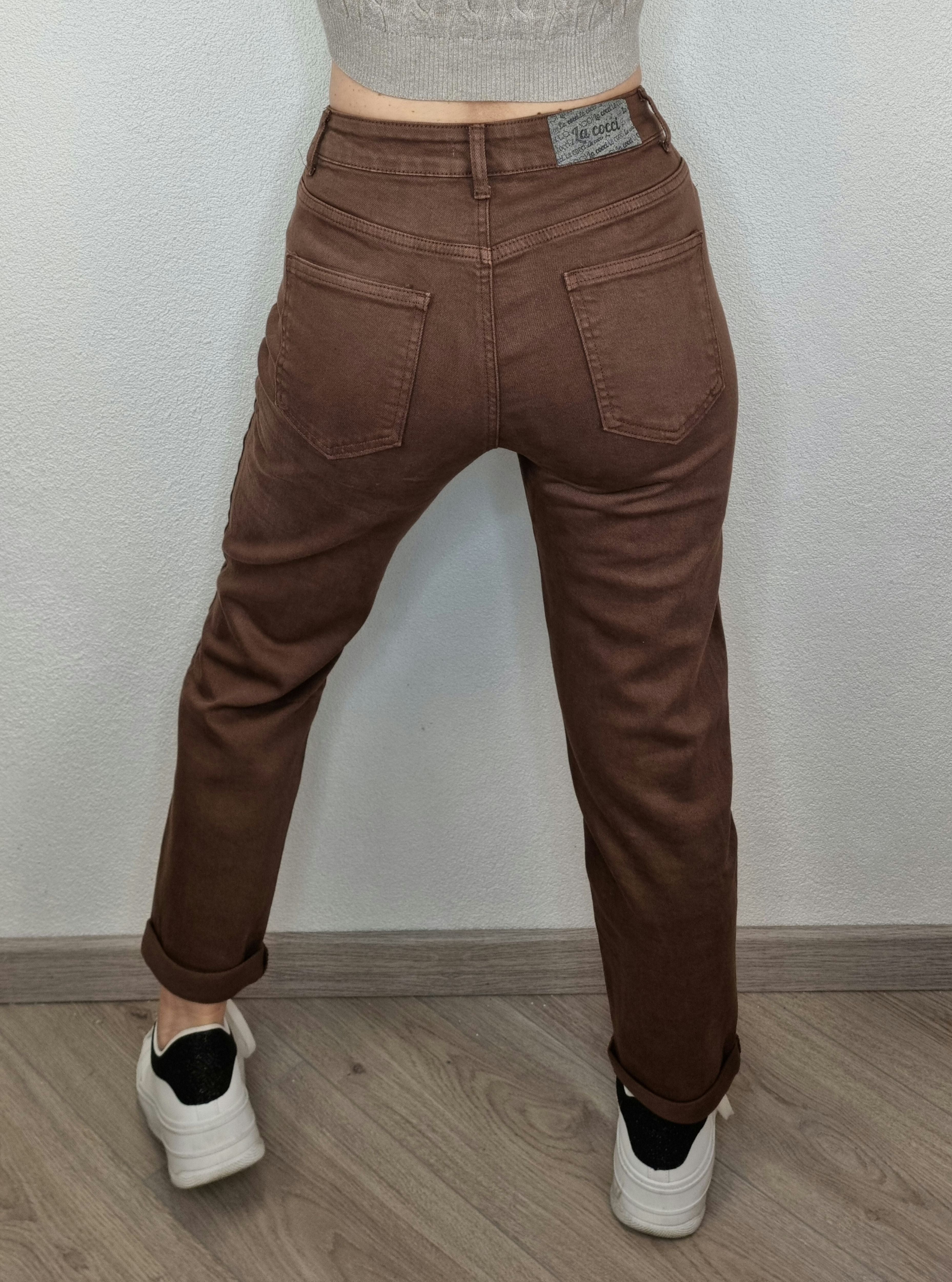 JEANS  COCCINELLA MOM MORO