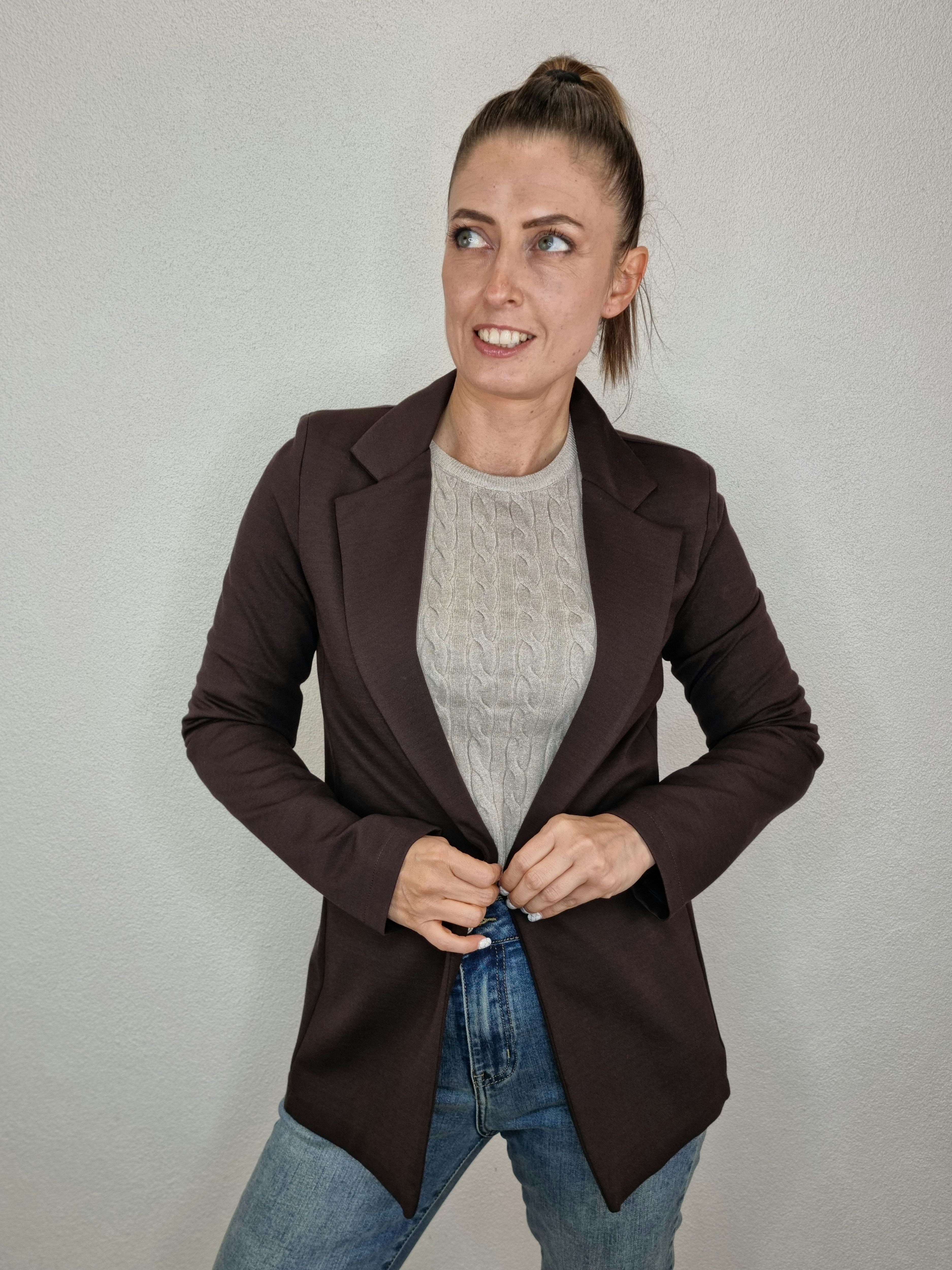 BLAZER COCCINELLA MORO