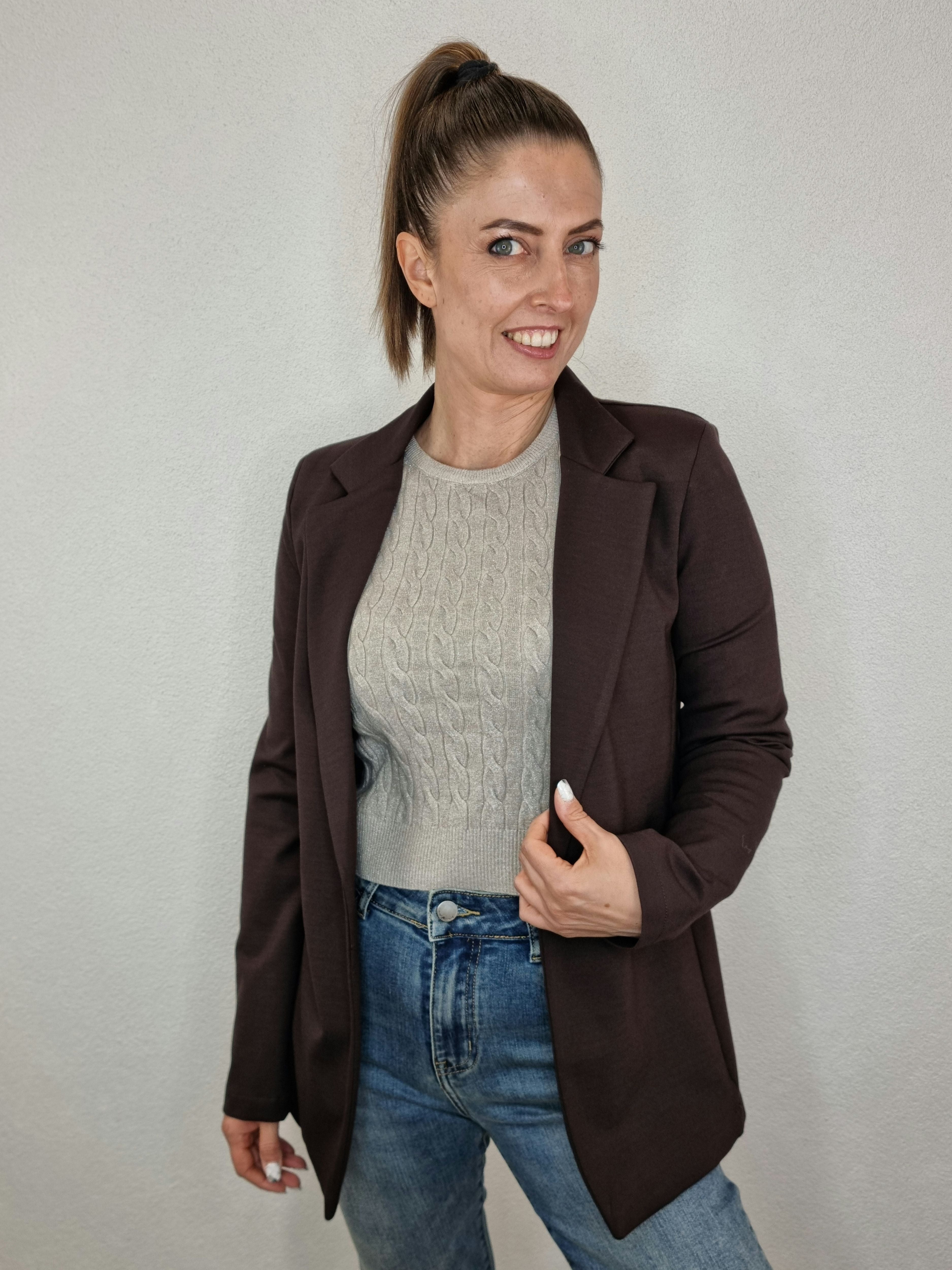 BLAZER COCCINELLA MORO