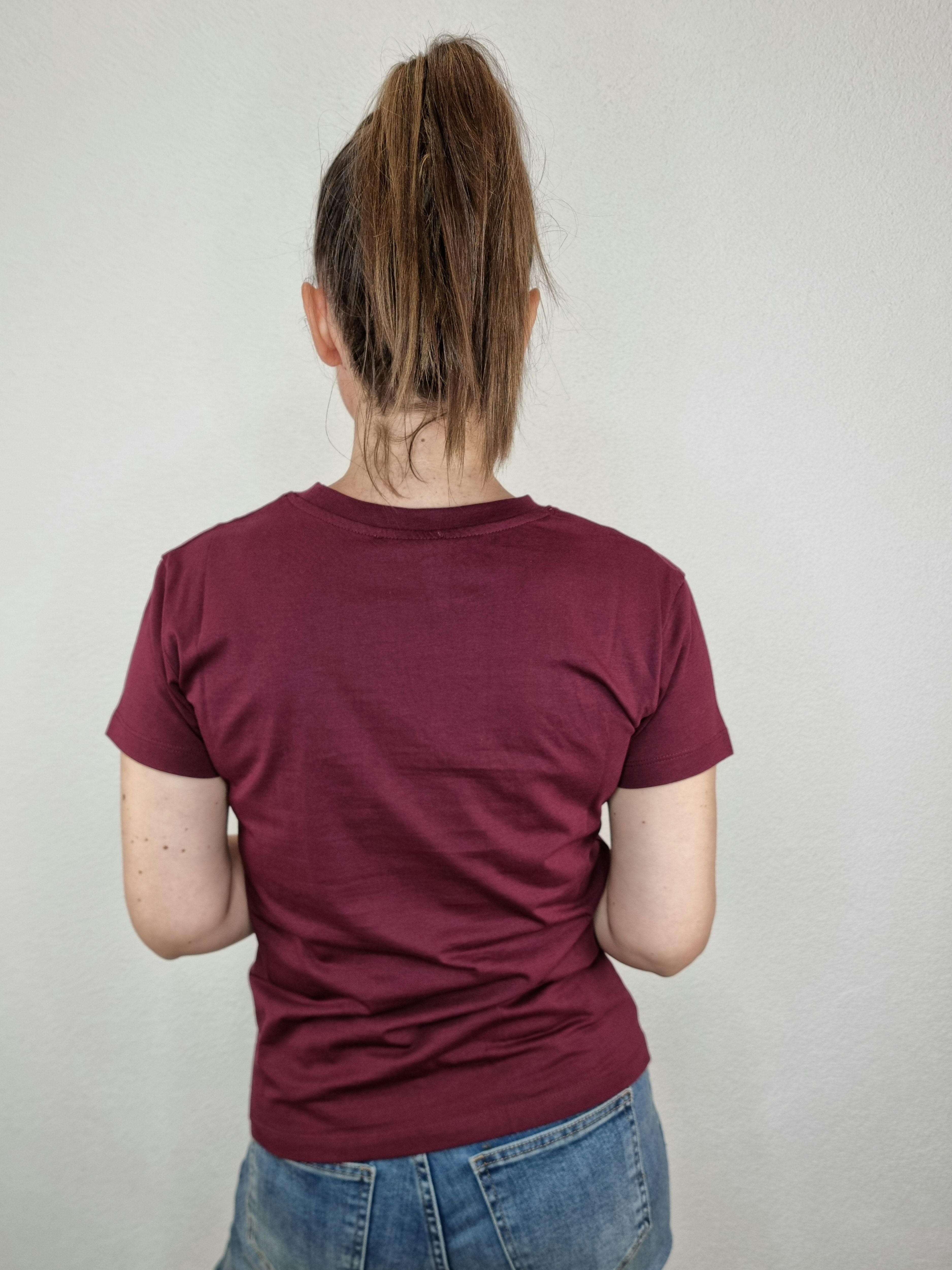 T-SHIRT COCCINELLA FERIE BORDEAUX