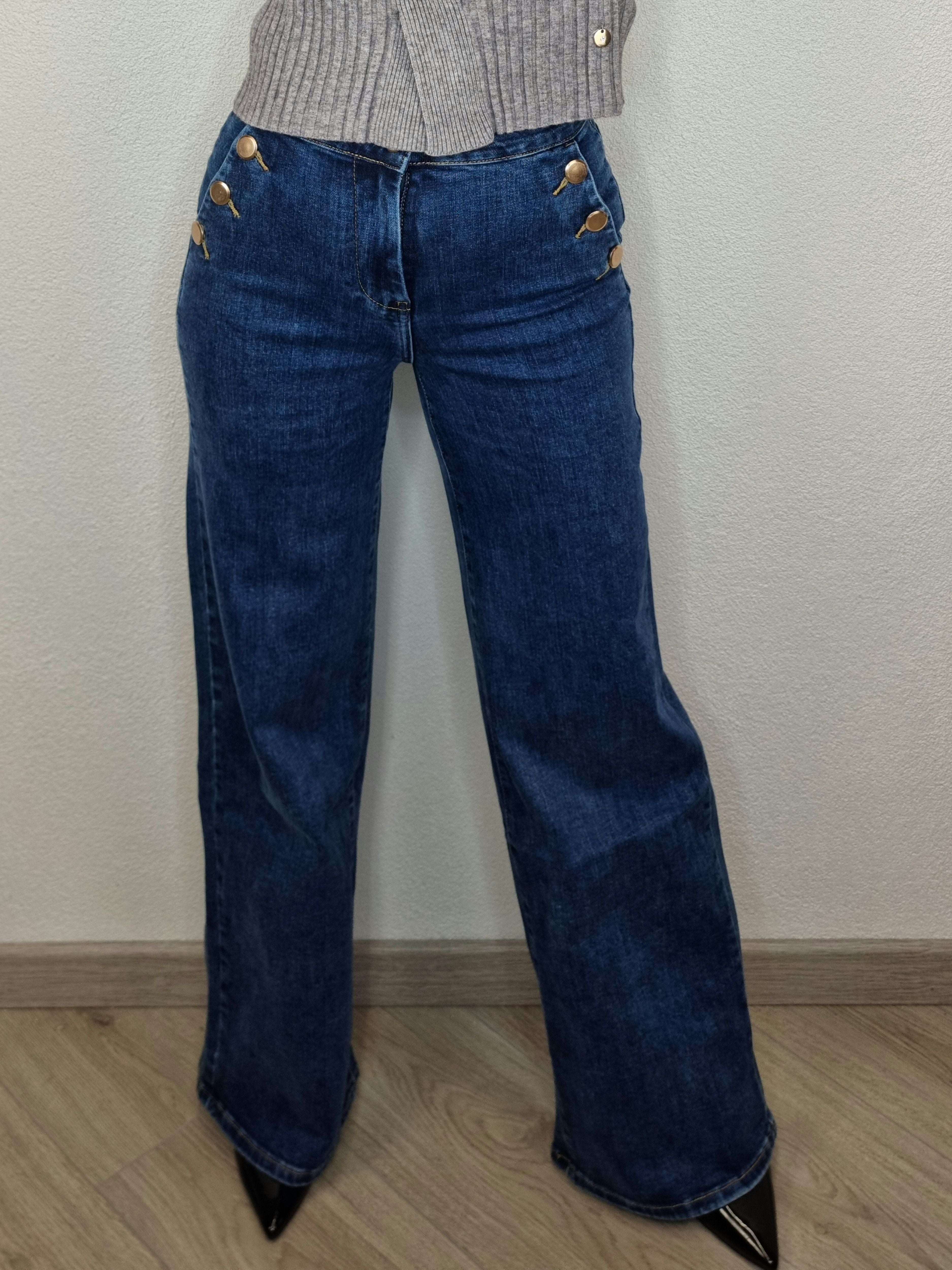 JEANS  COCCINELLA BOTTONI