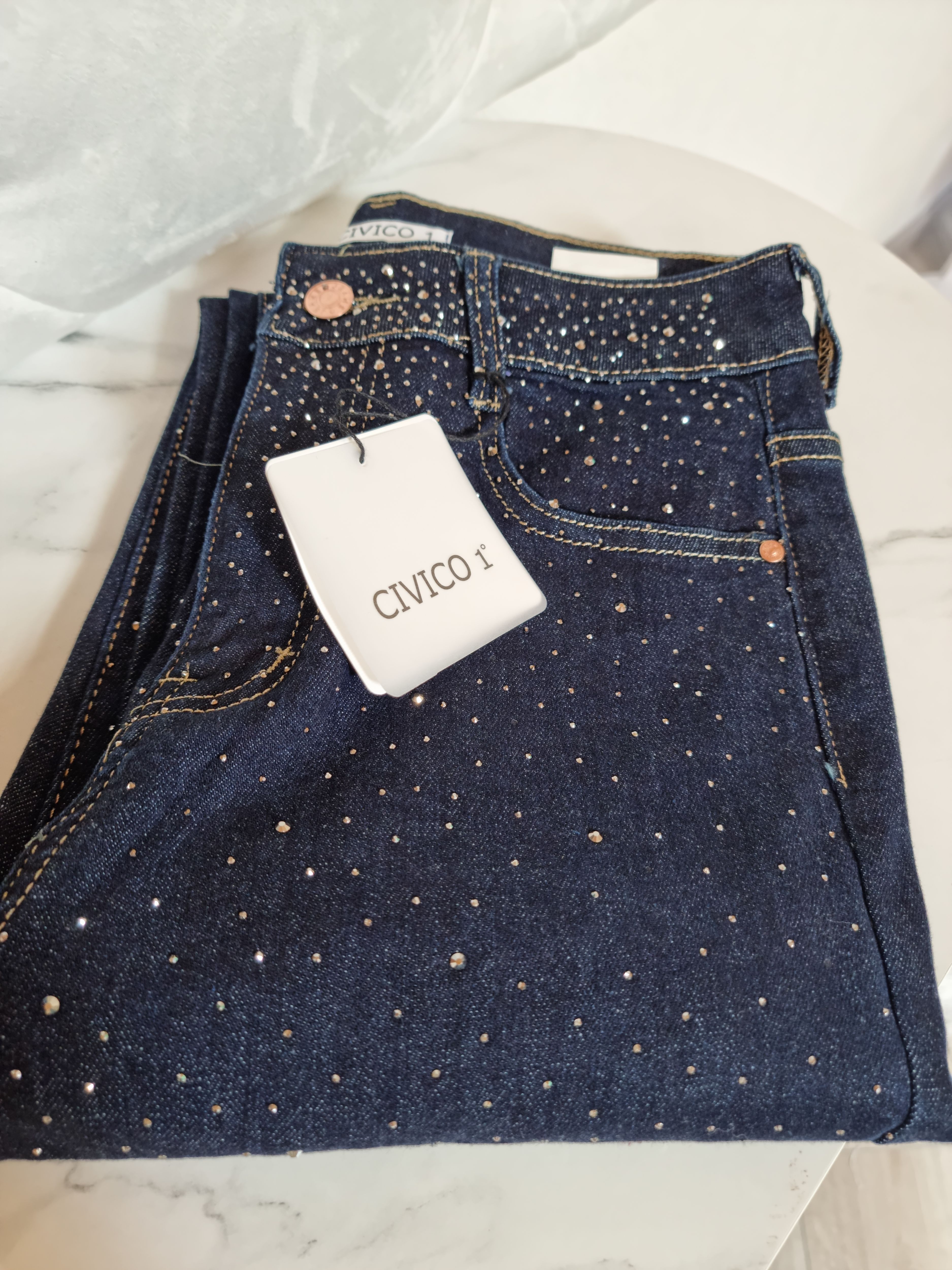 JEANS  CIVICO STRASS
