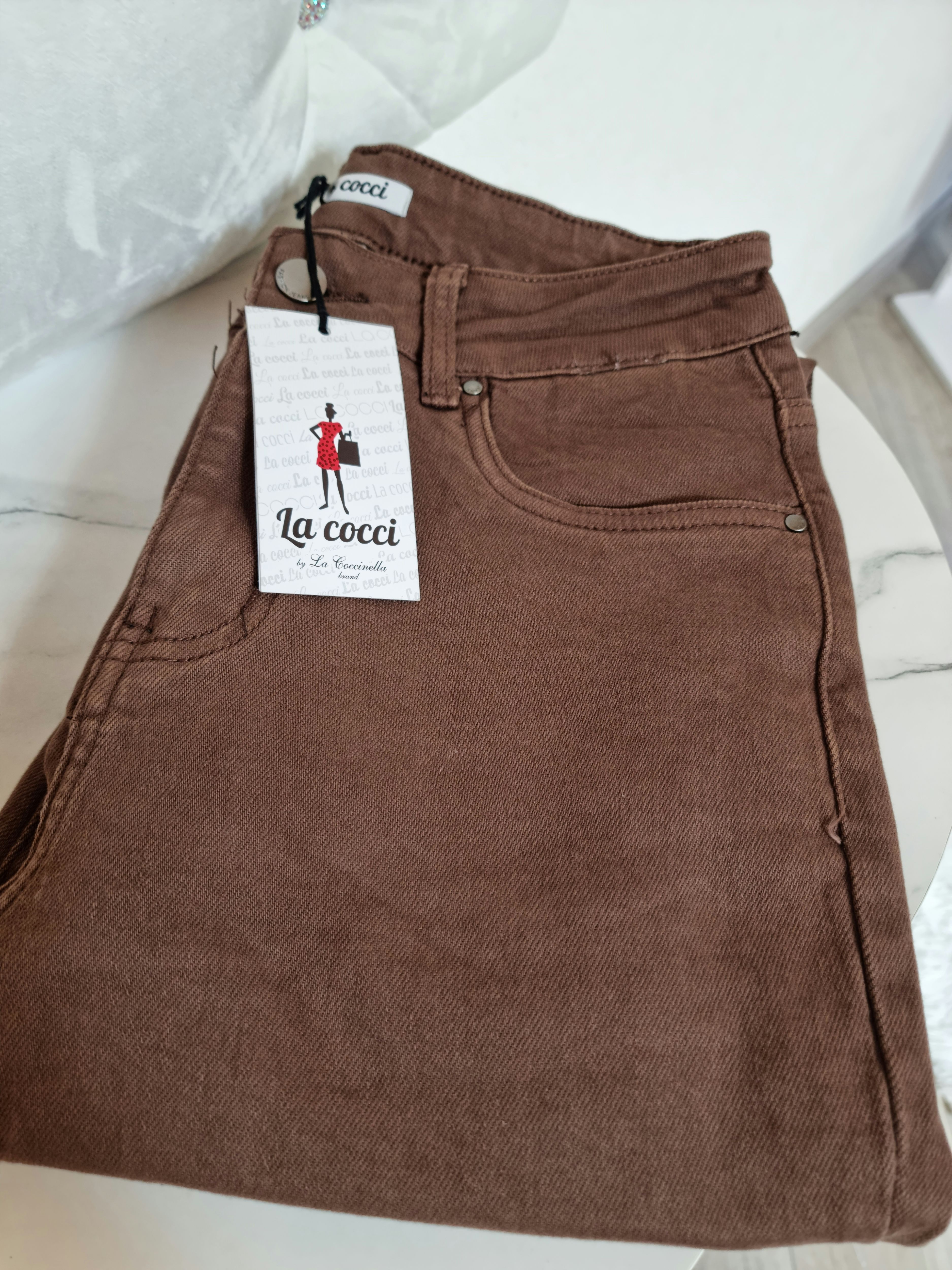 JEANS  COCCINELLA MOM MORO