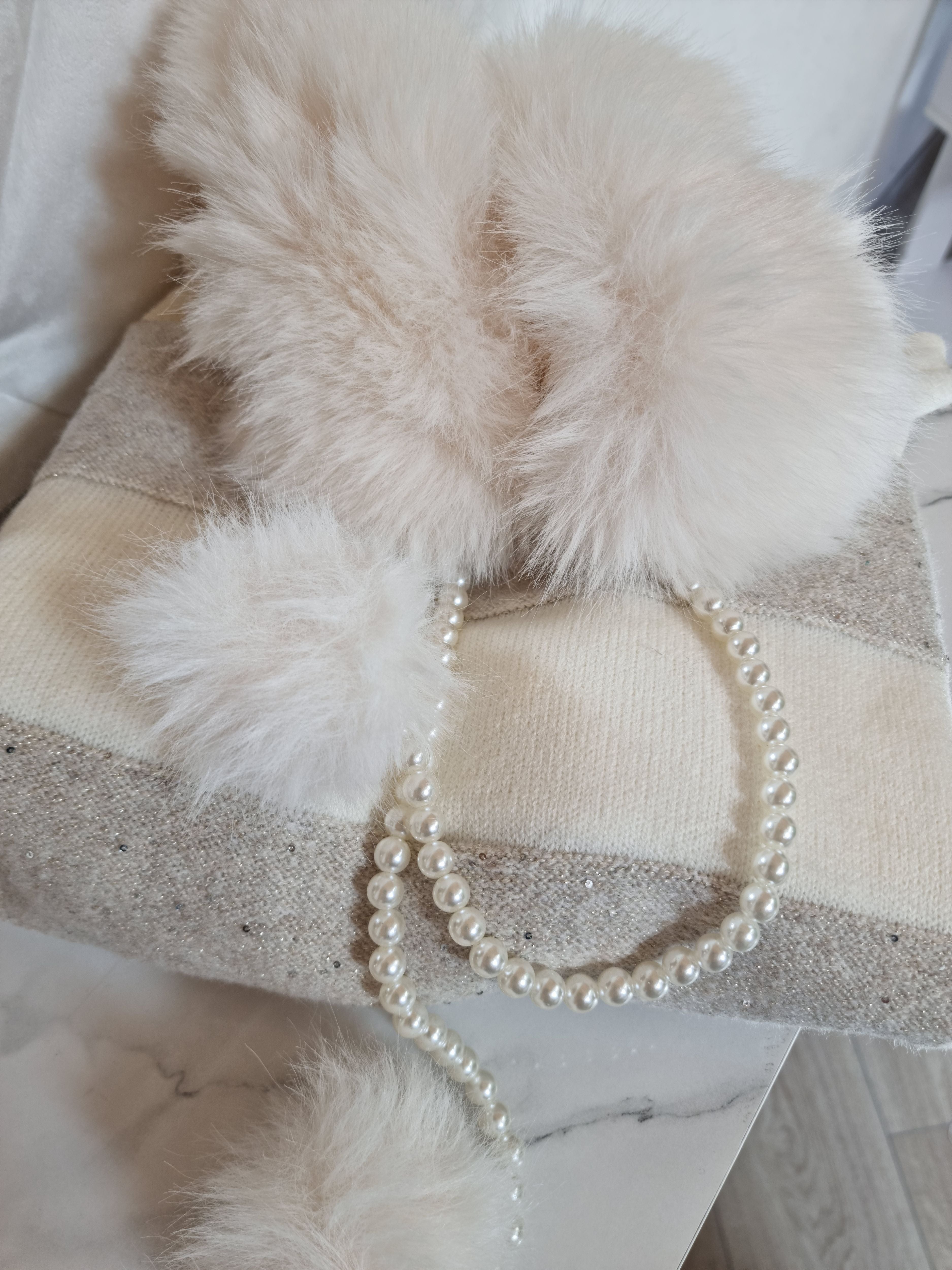 PULL CIVICO PELUCHE PANNA