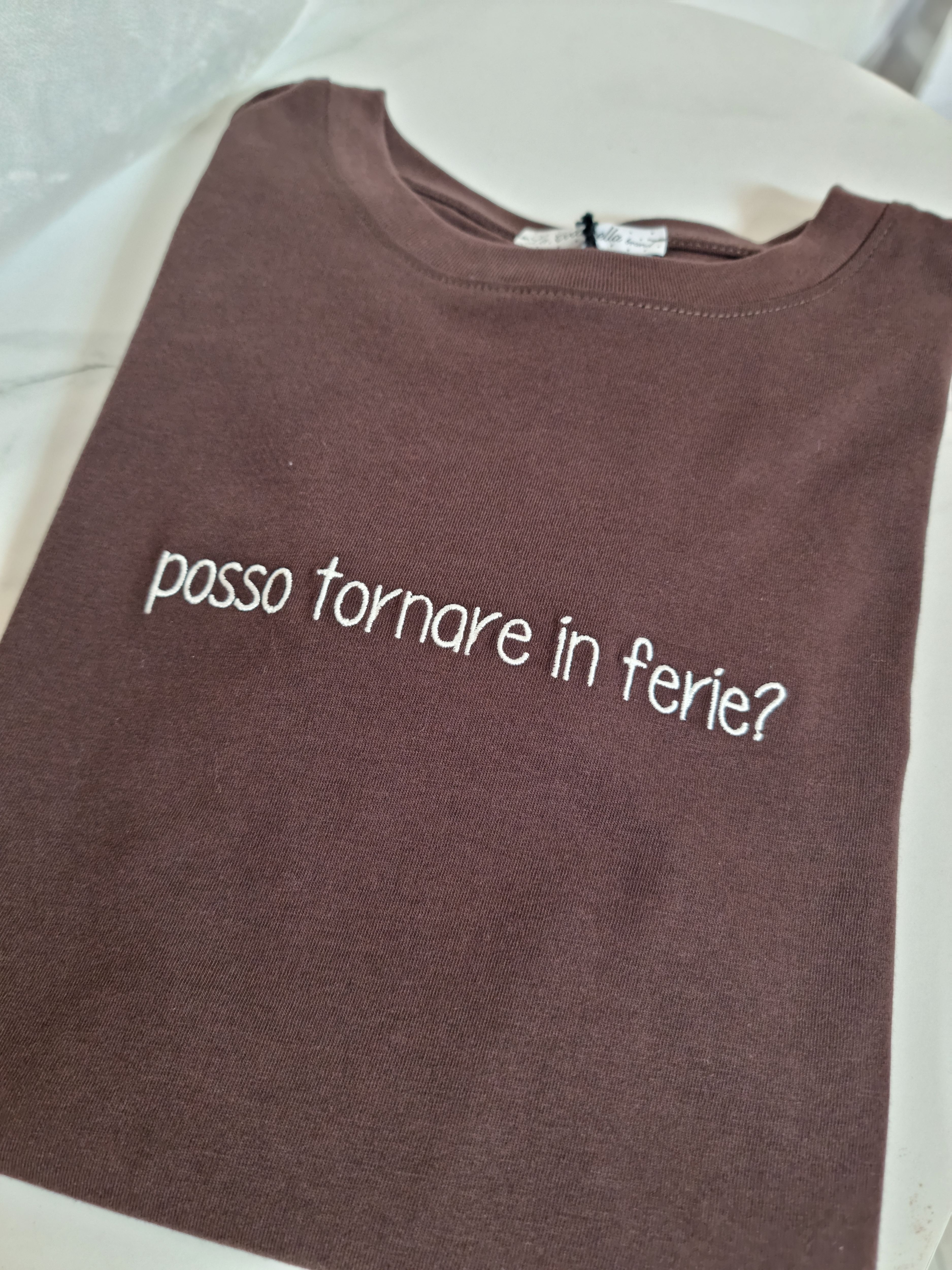 T-SHIRT COCCINELLA FERIE MORO