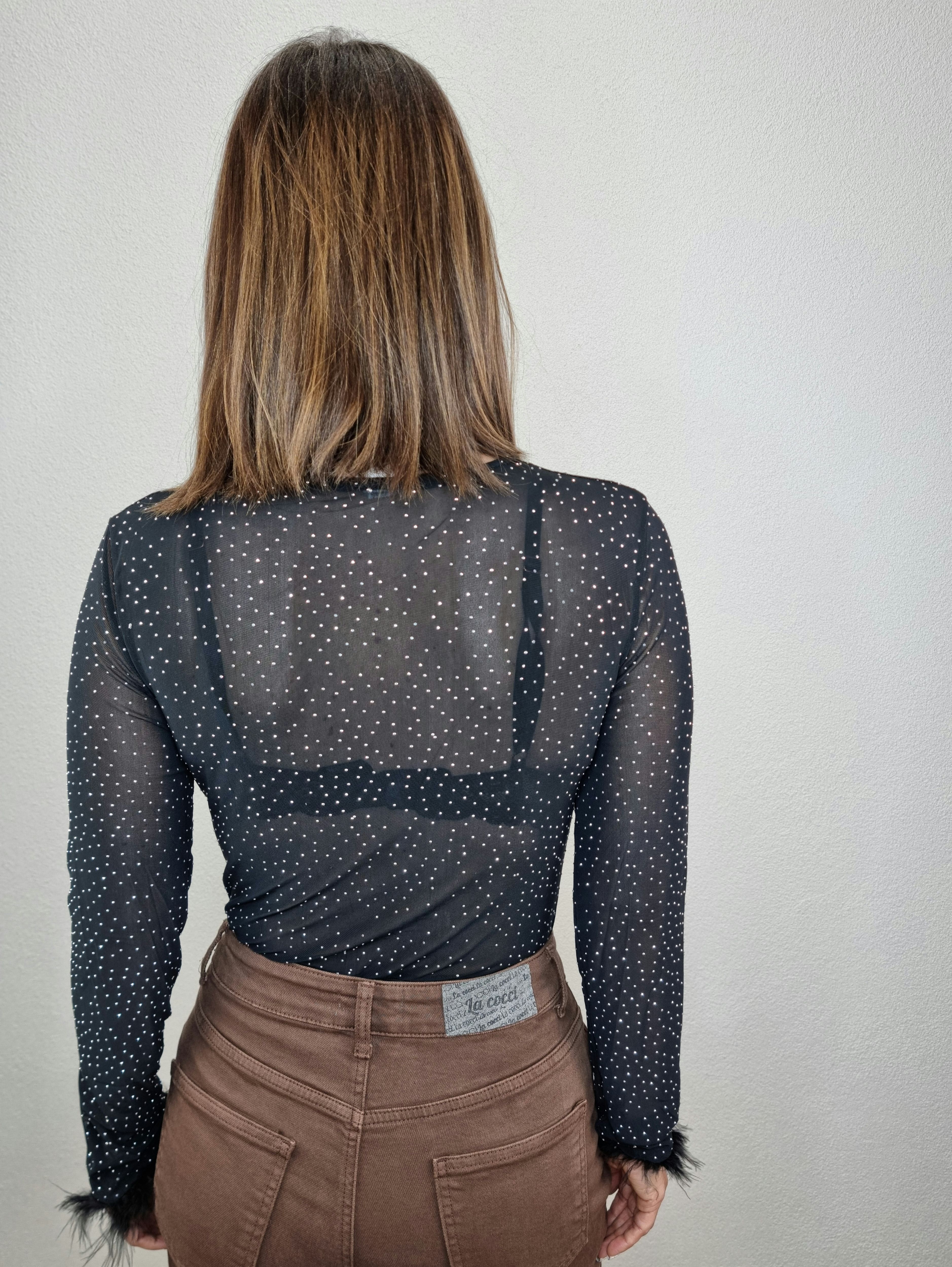 BODY PIUME E STRASS