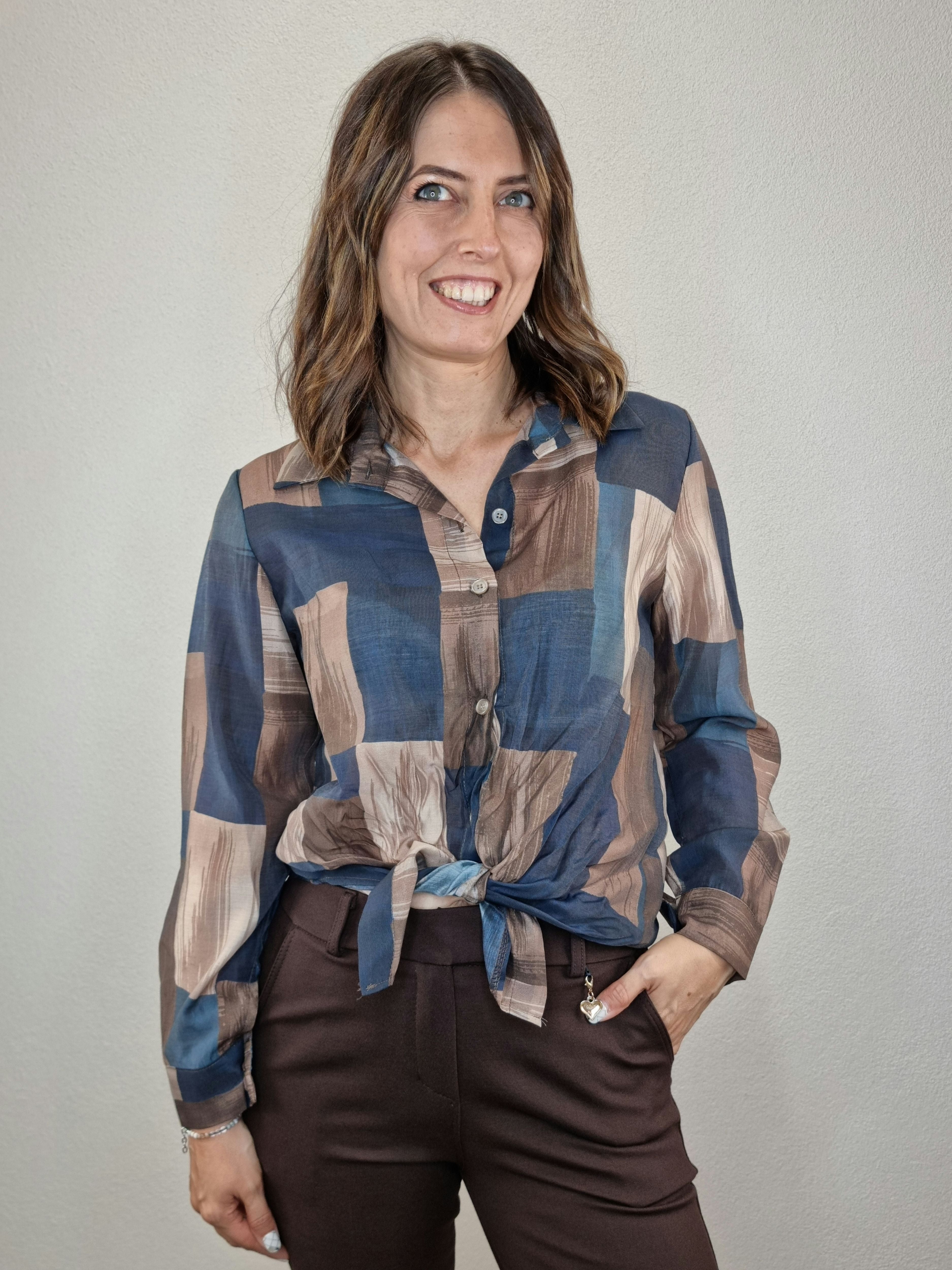 CAMICIA QUADRO BLU
