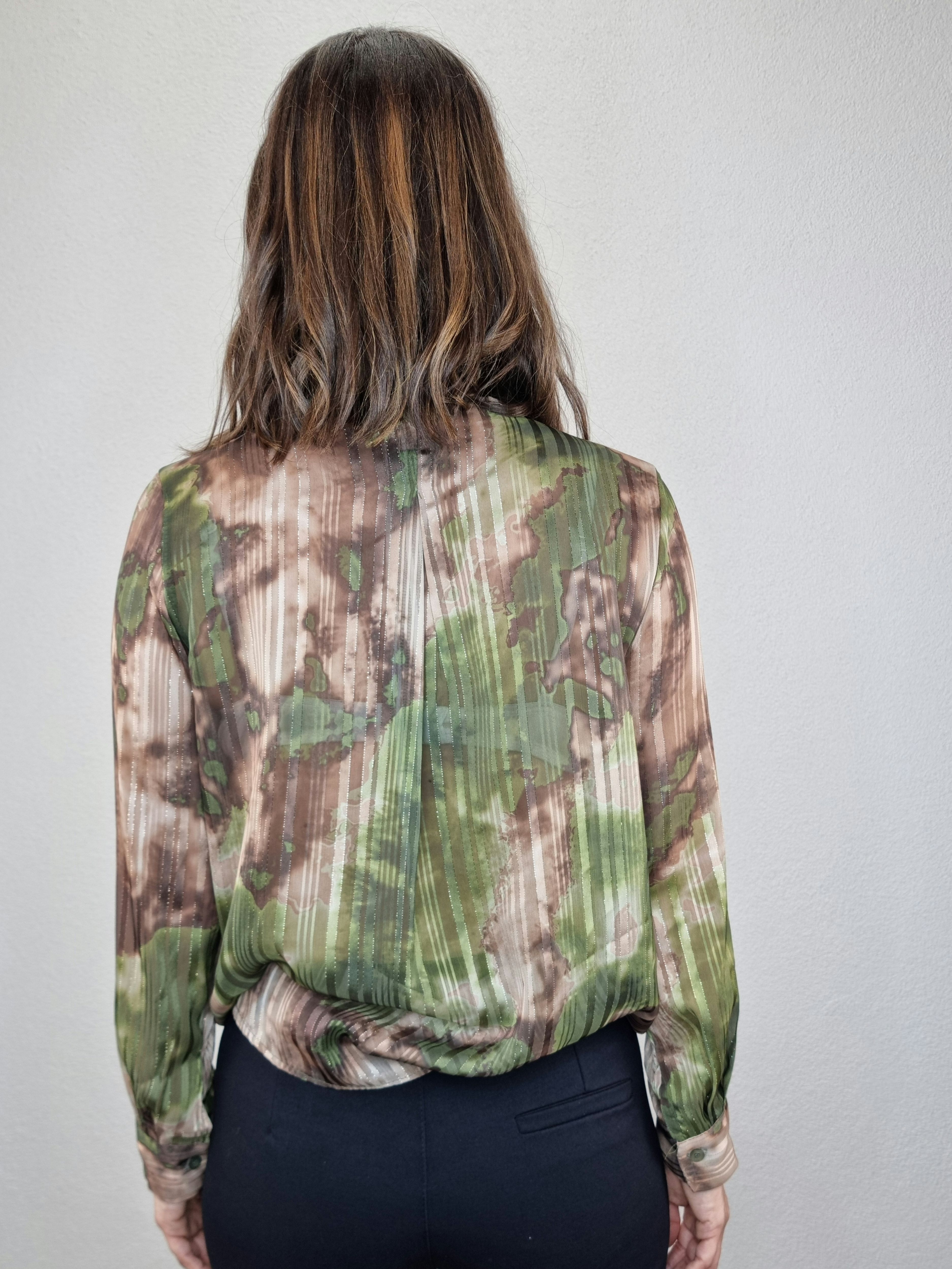 CAMICIA TIE DYE VERDE