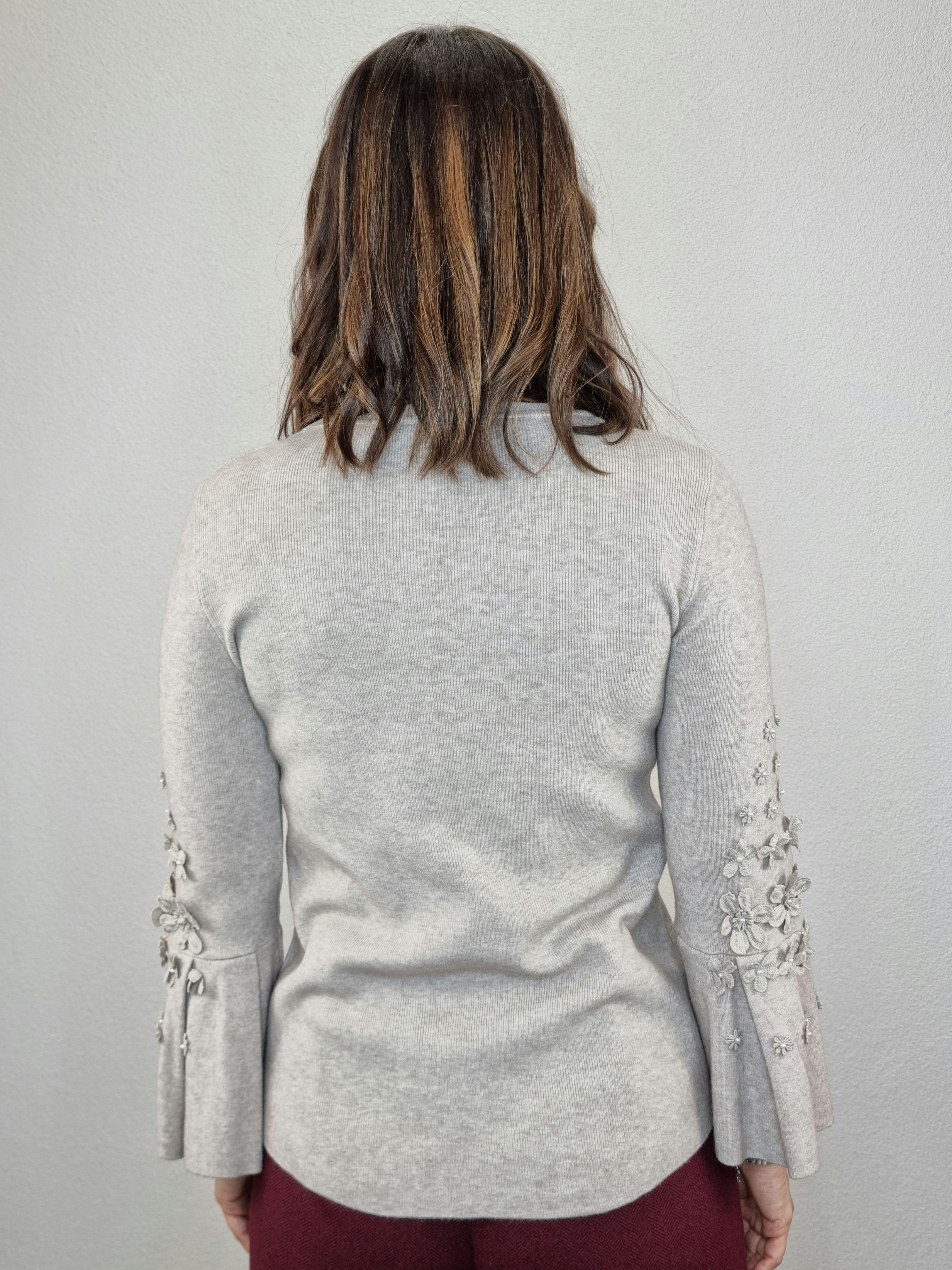 PULL FIORE BEIGE