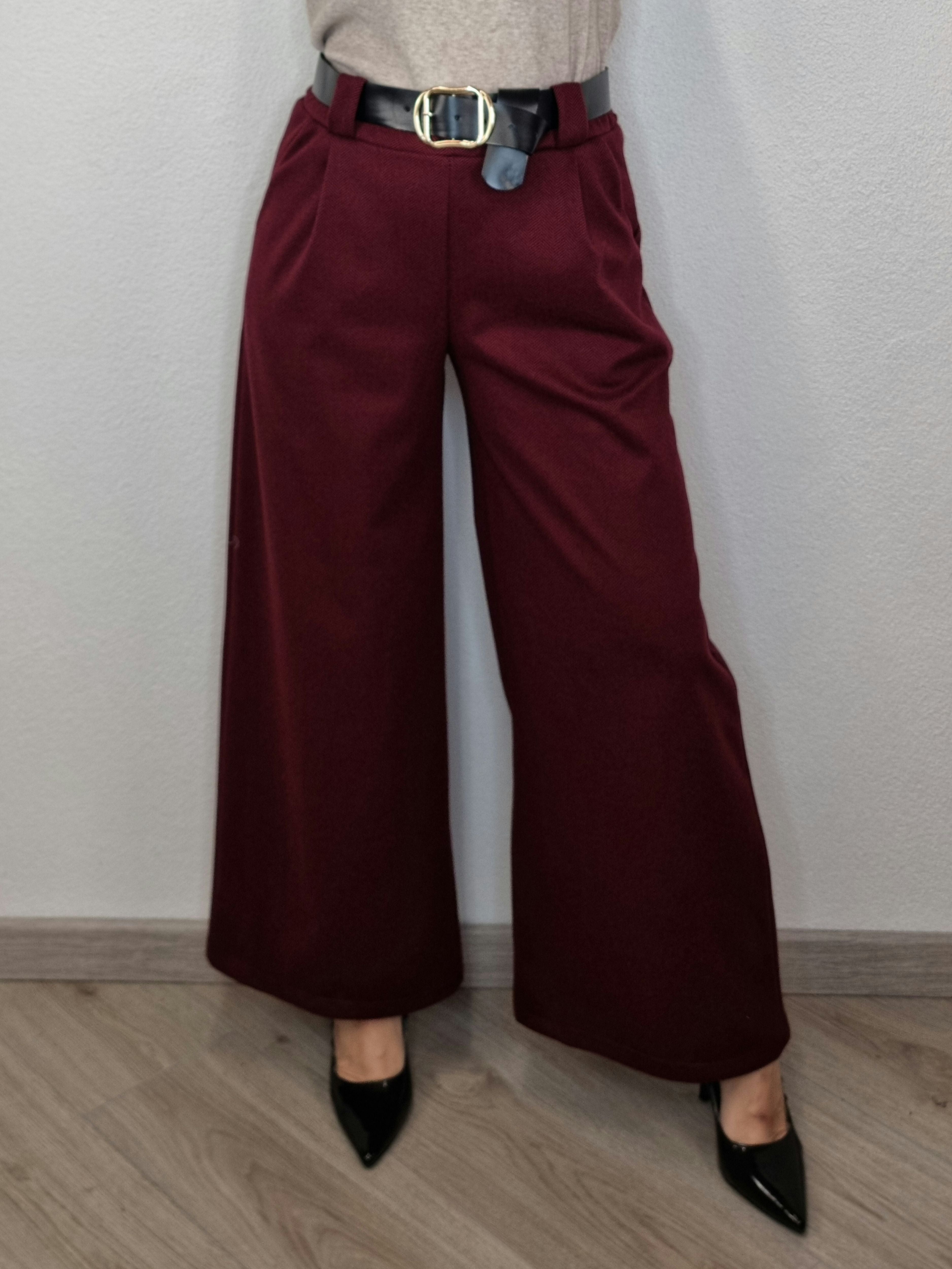 PANTALONE FANTASY BORDEAUX