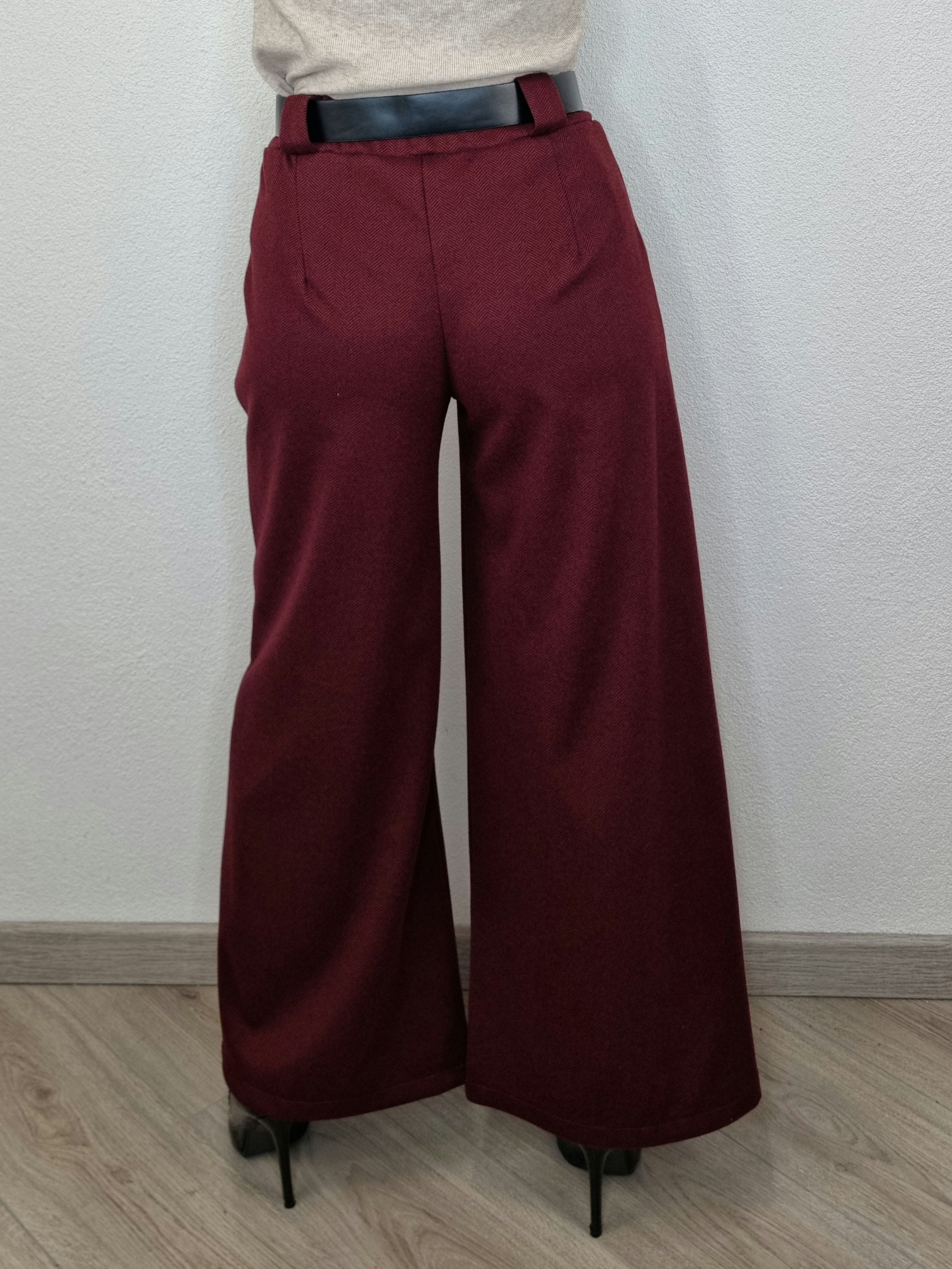PANTALONE FANTASY BORDEAUX