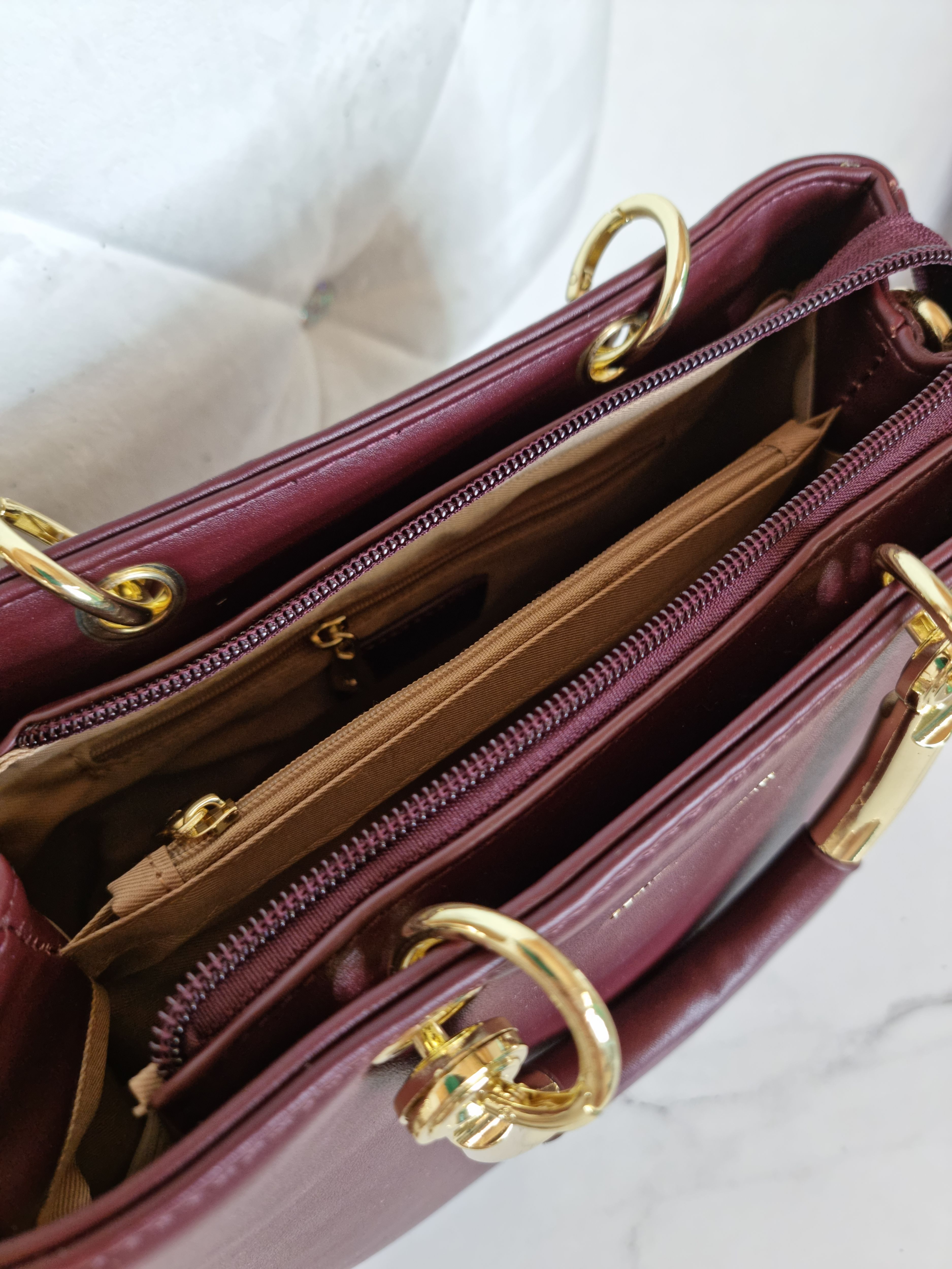 BORSA LADY BORDEAUX