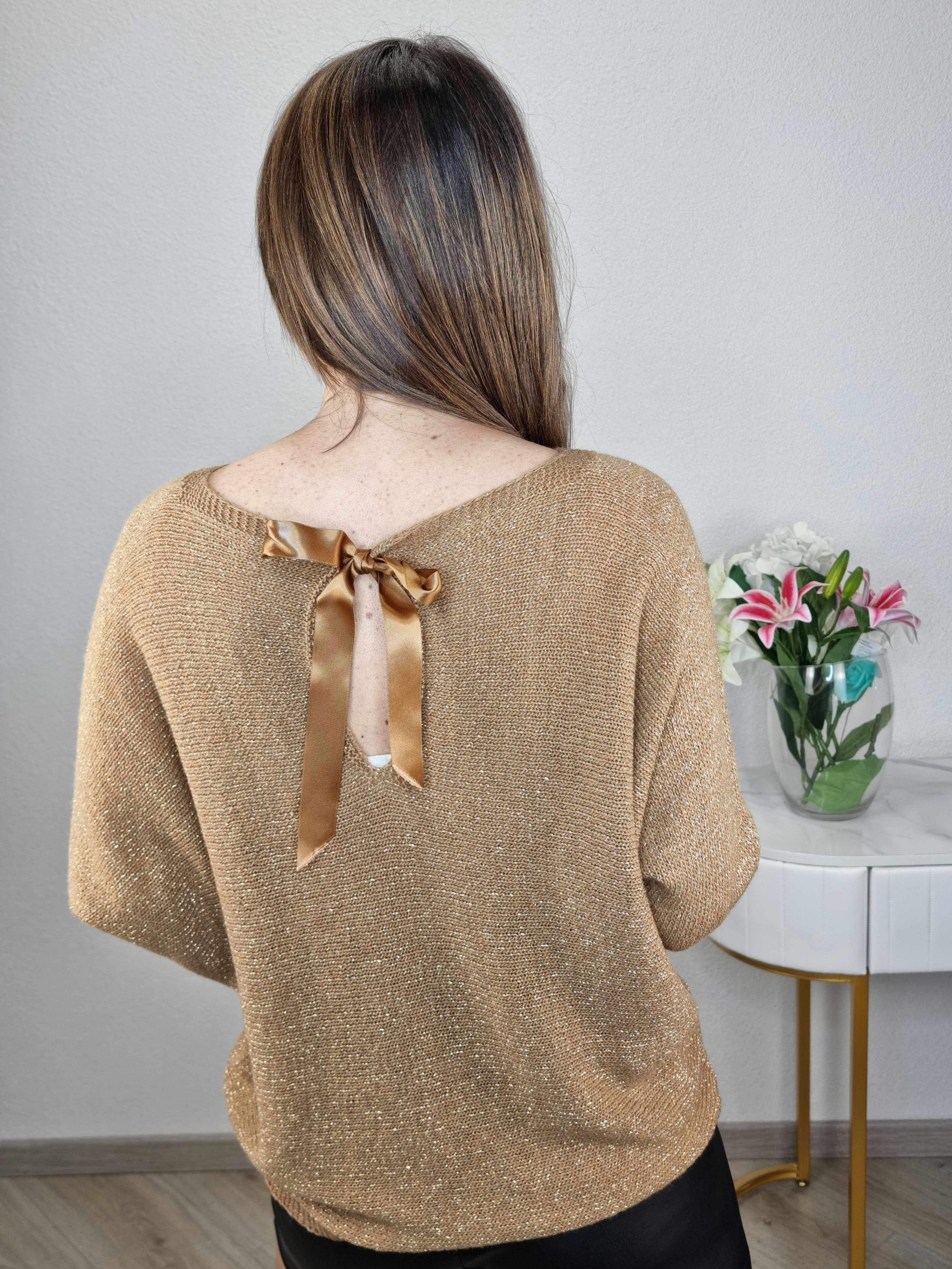 PULL LUREX CAMMELLO