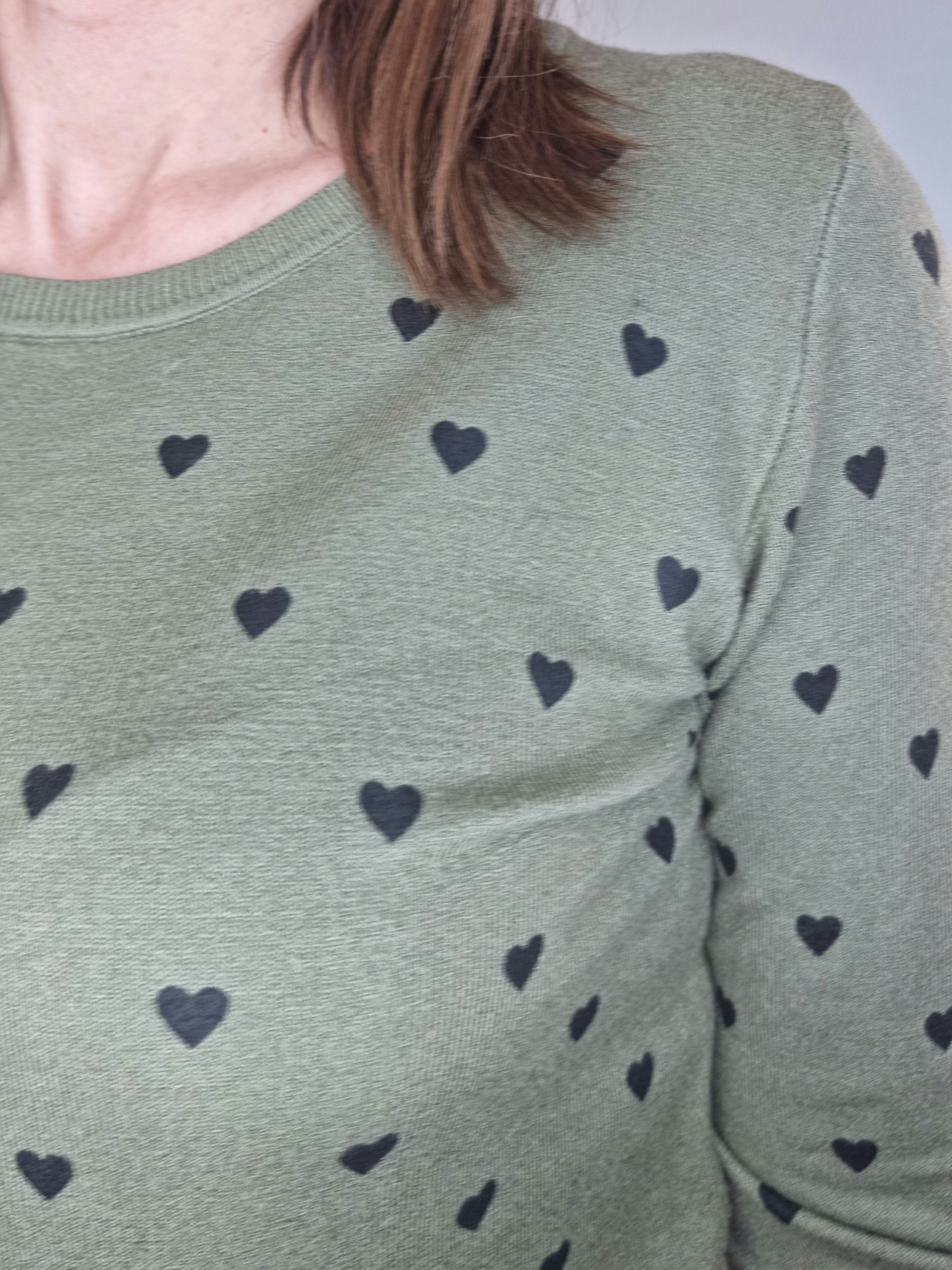 PULL CUORI VERDE