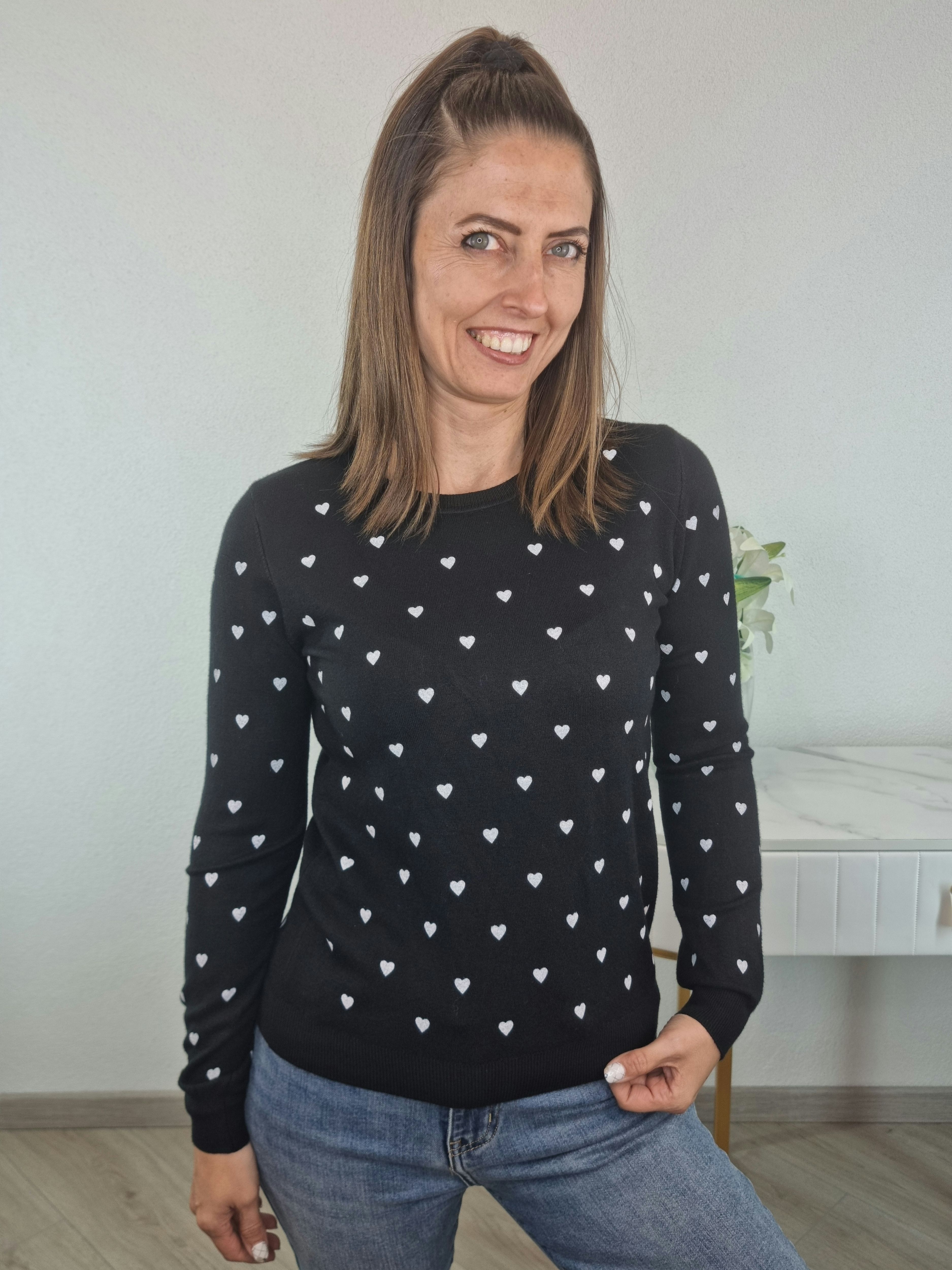 PULL CUORI NERO