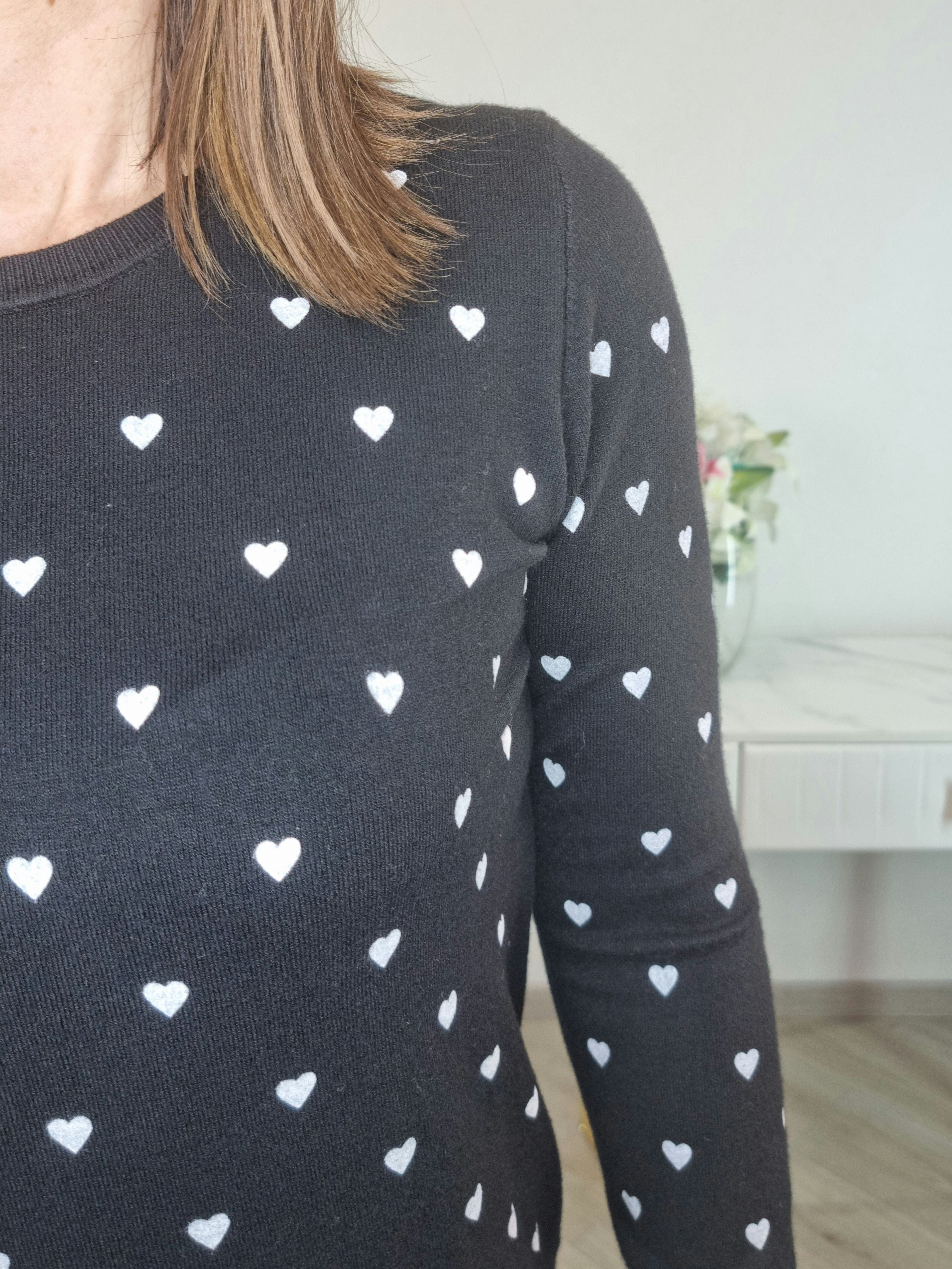 PULL CUORI NERO