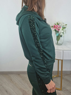 FELPA PAILETTES VERDE