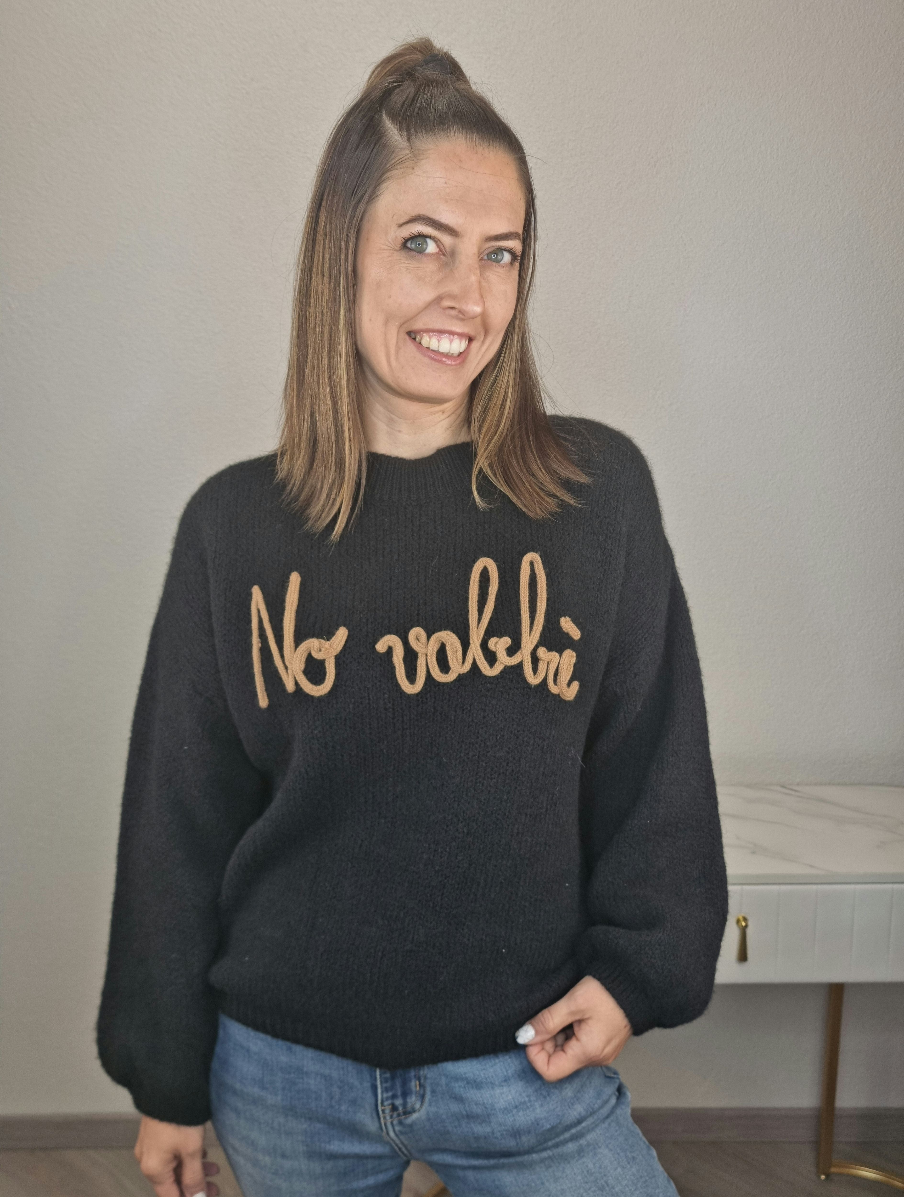 PULL NO VABBE' NERO