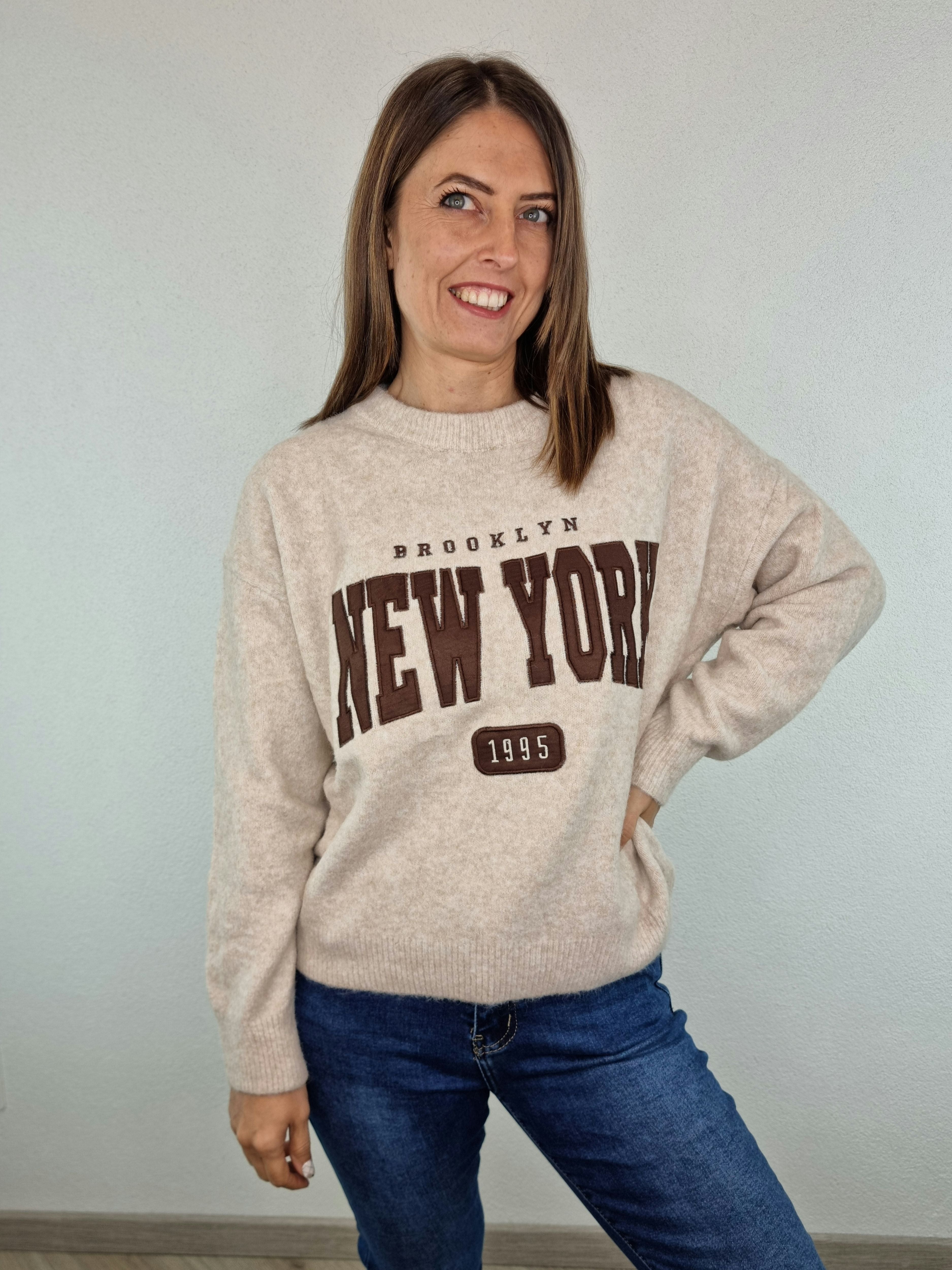 PULL CIVICO  NY BEIGE