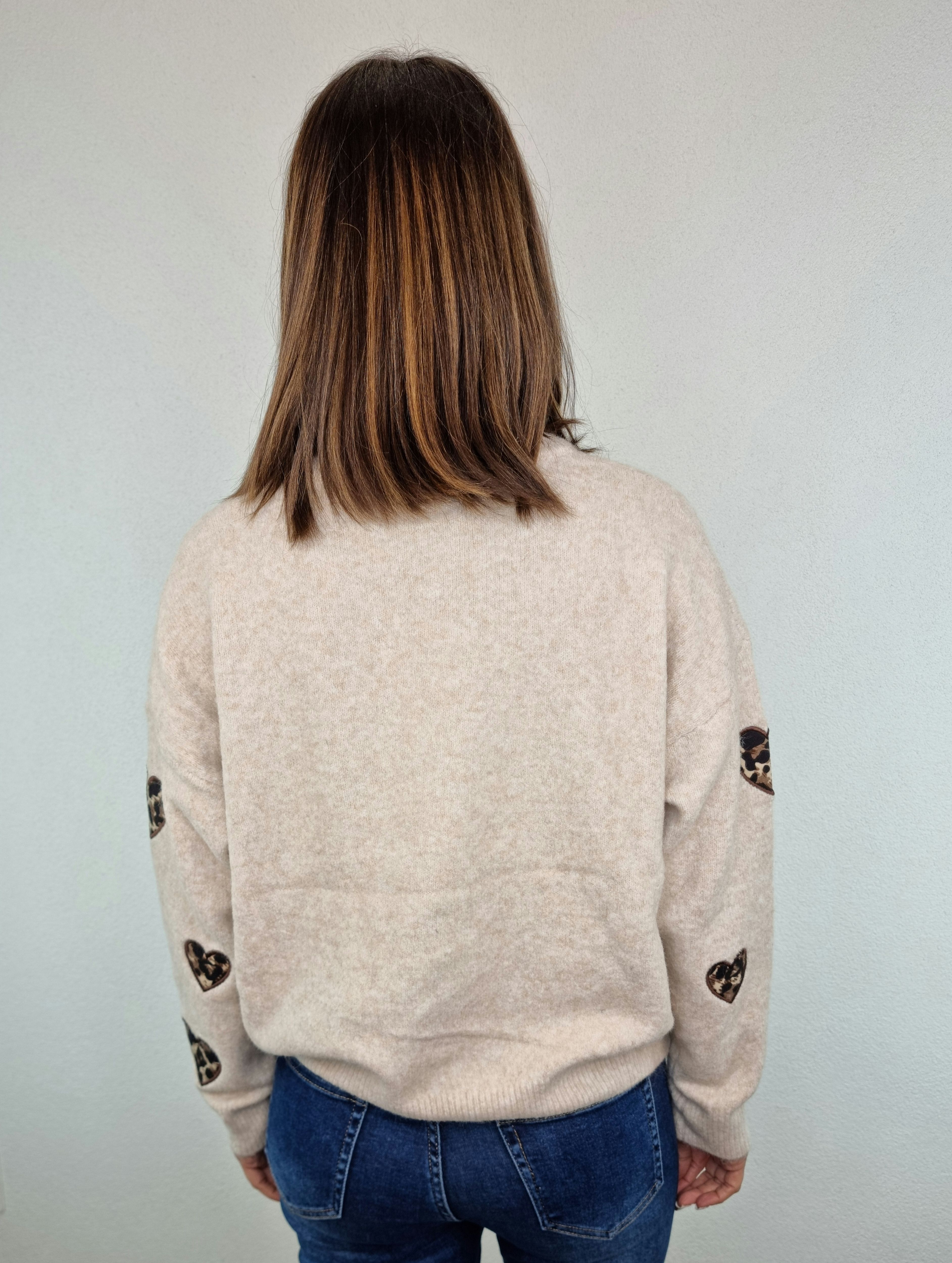 PULL CIVICO CUORE LEO BEIGE
