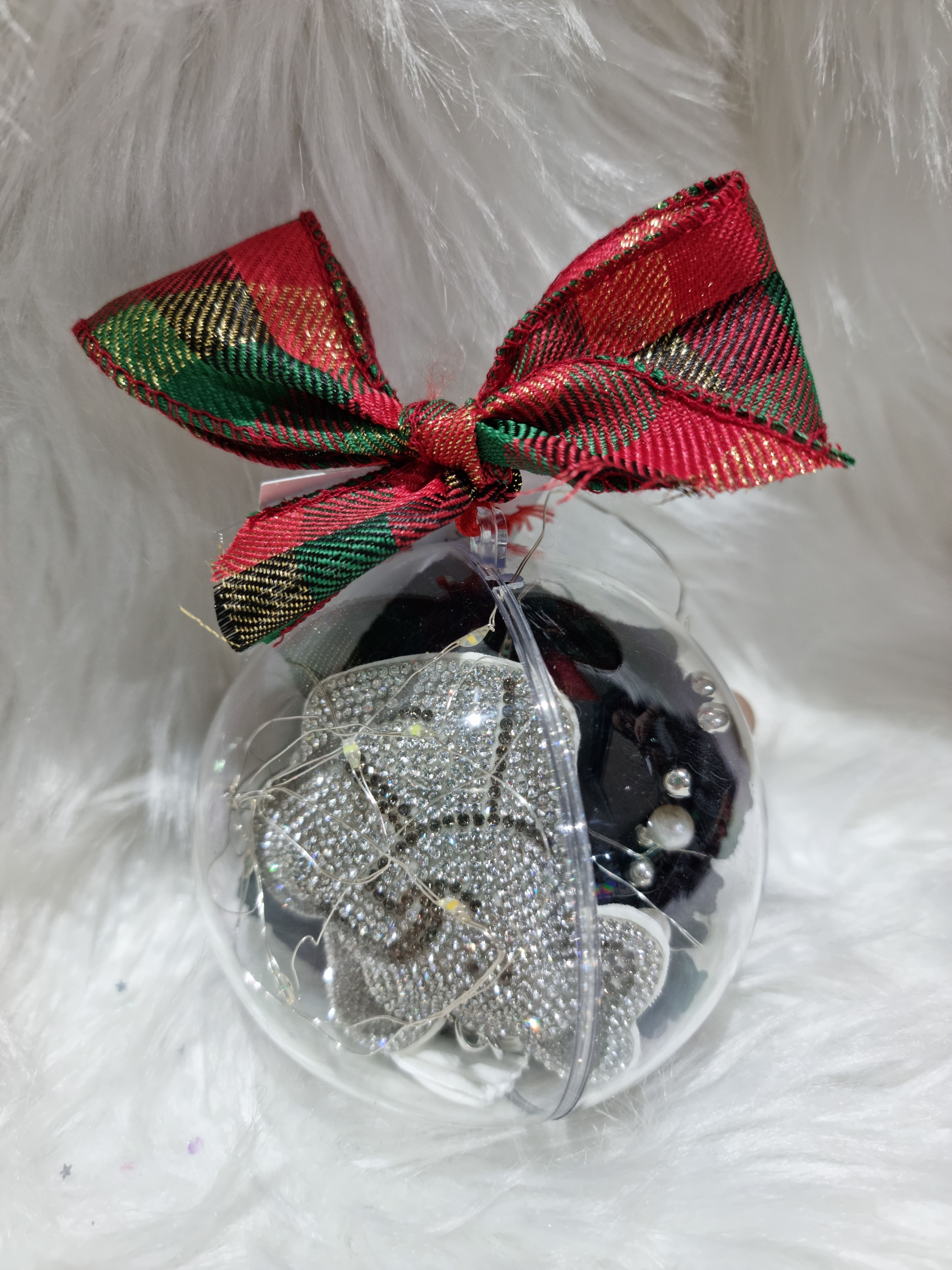 SFERA MILLE LUCI CALZINO E PORTACHIAVI ARGENTO