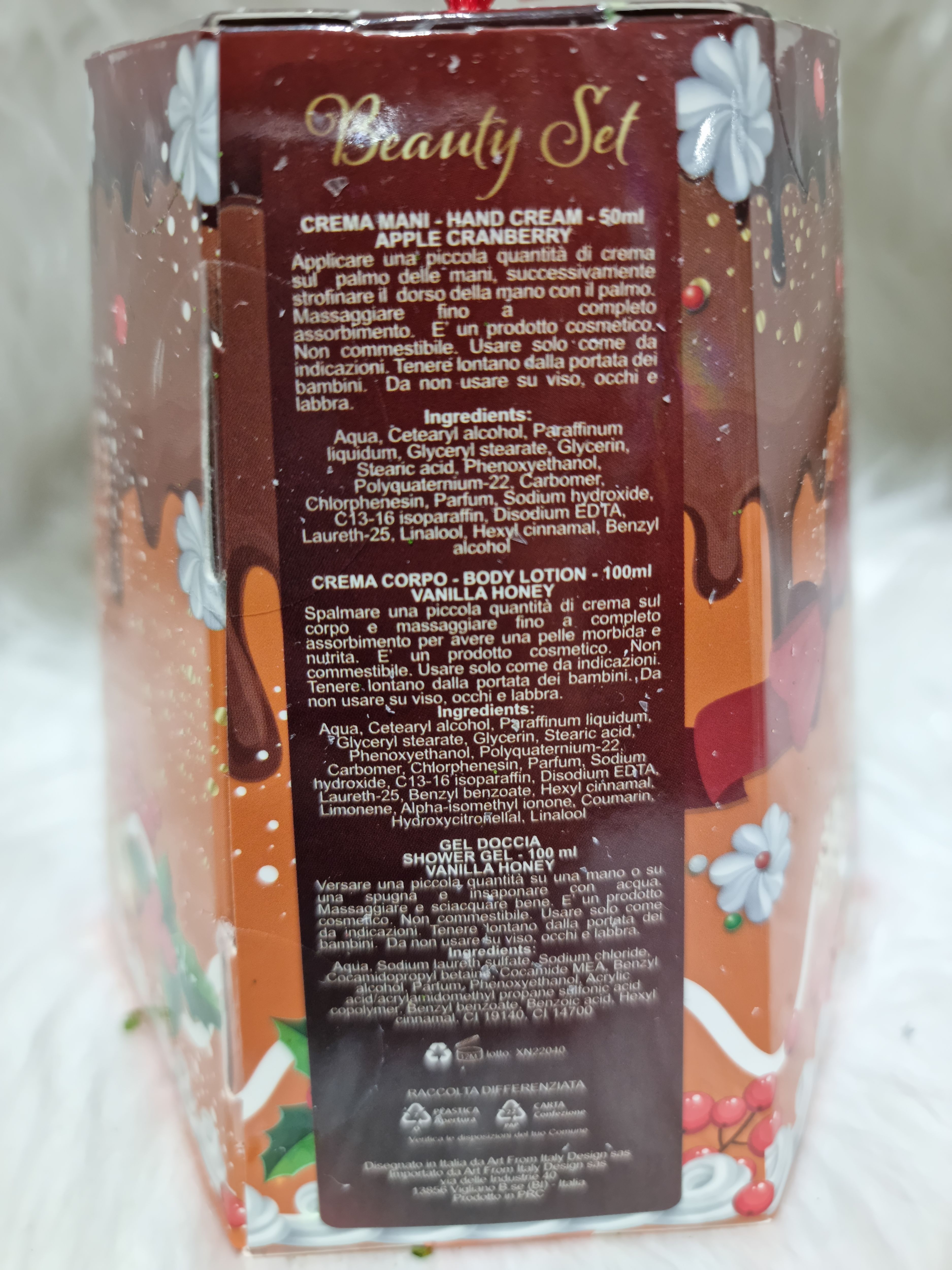 SET REGALO CORPO PANETTONE