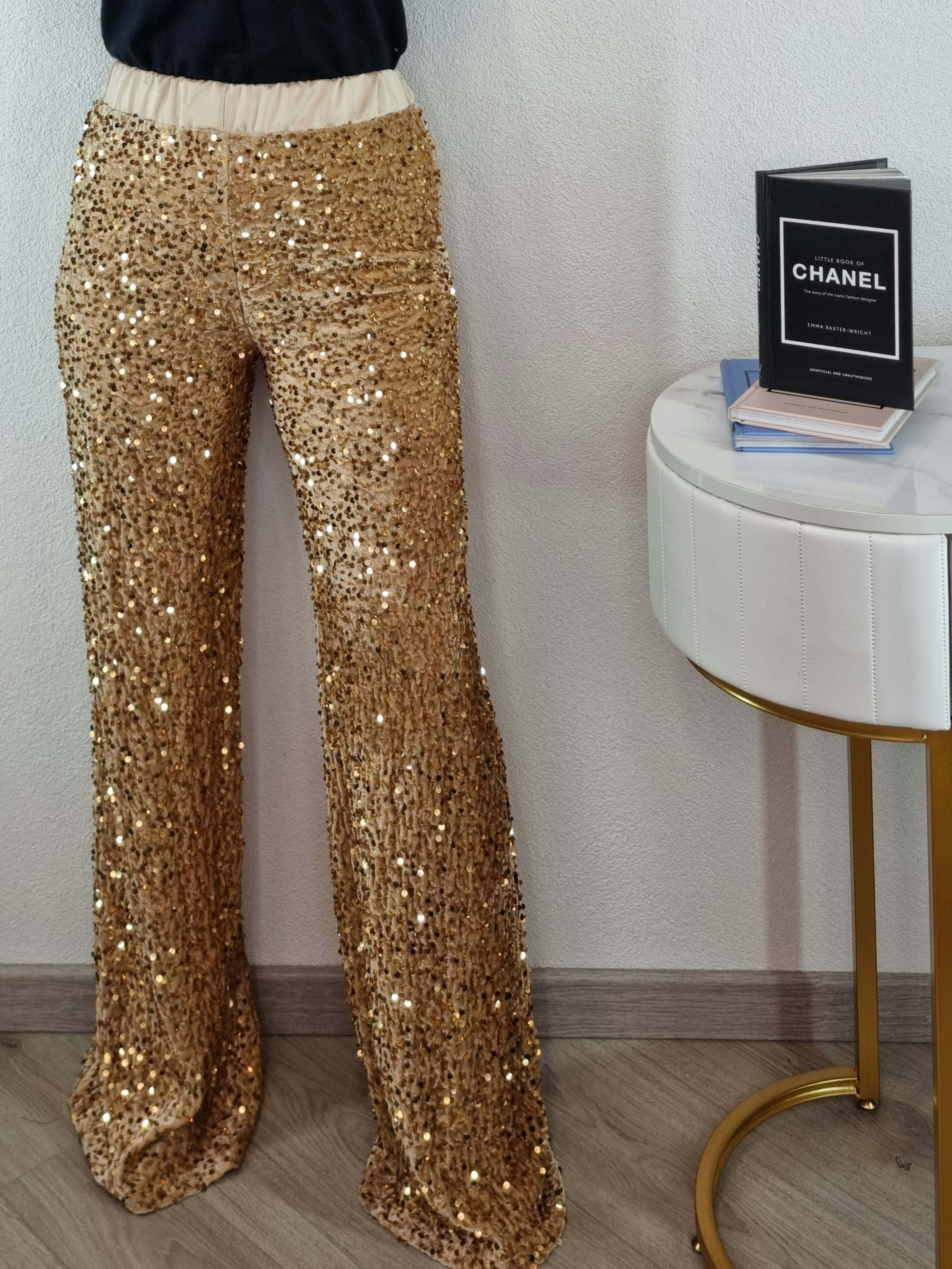 PANTALONE PAILLETTES GOLDEN