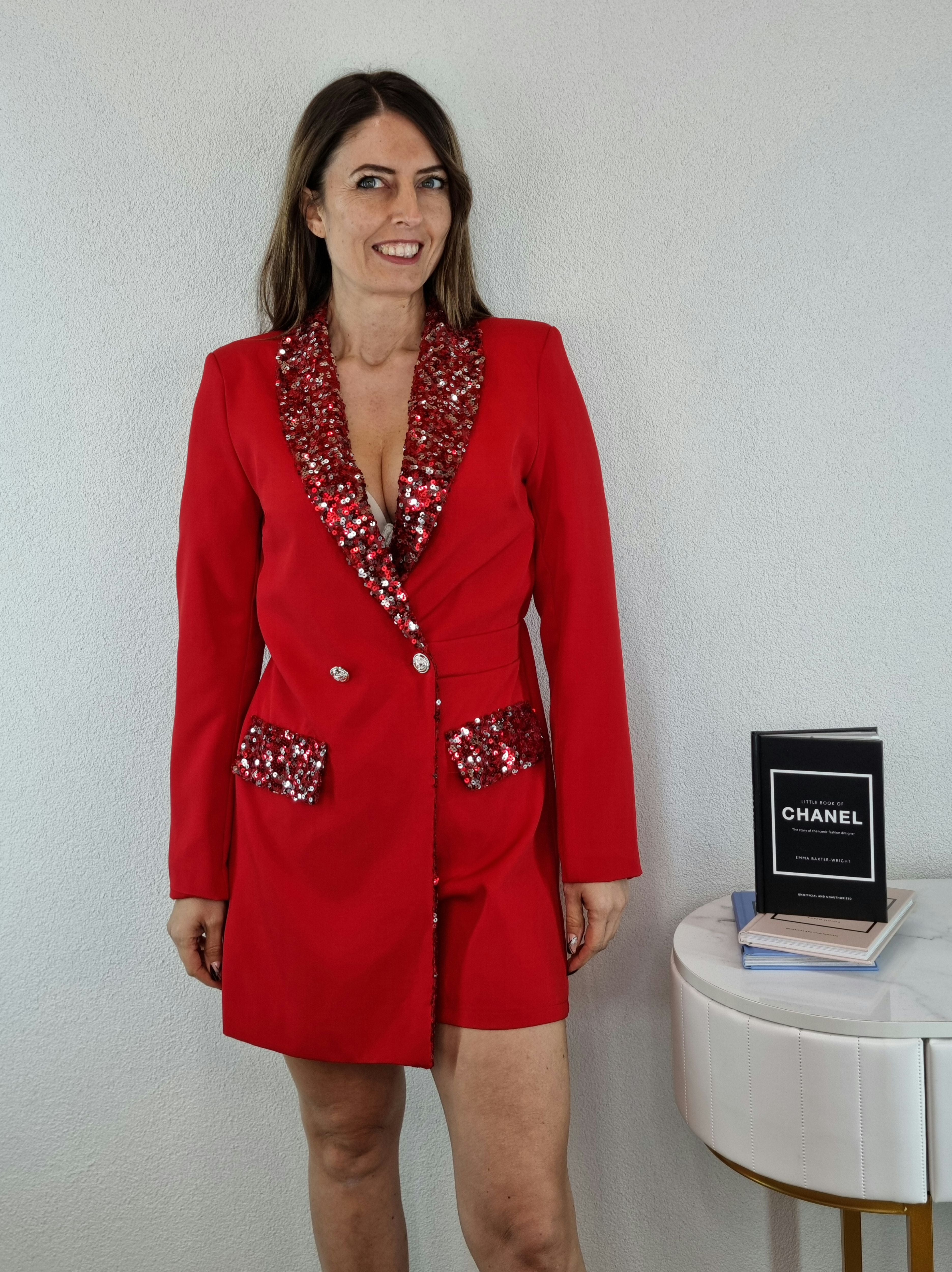 TUTINA PAILLETTES ROSSO