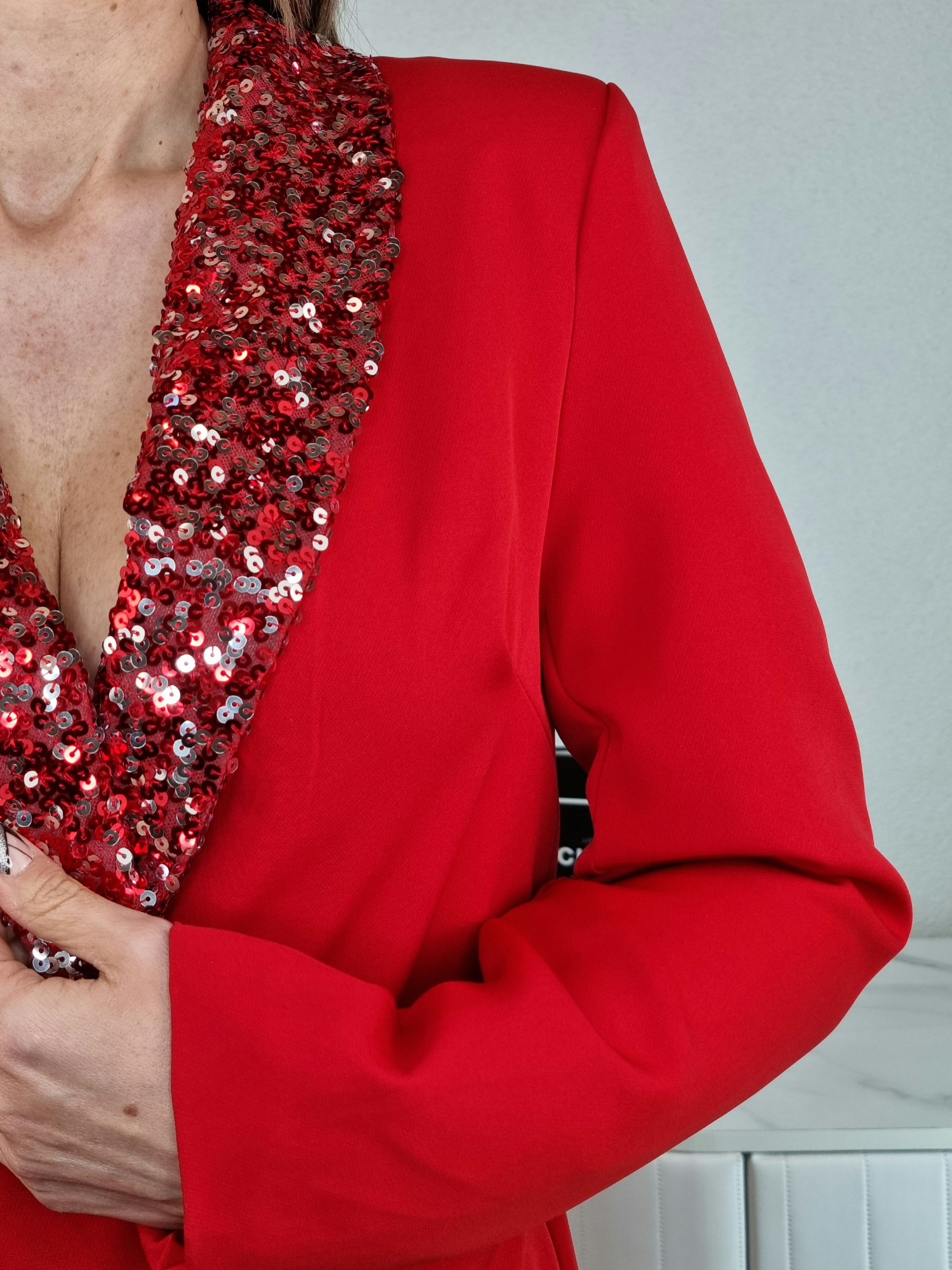 TUTINA PAILLETTES ROSSO