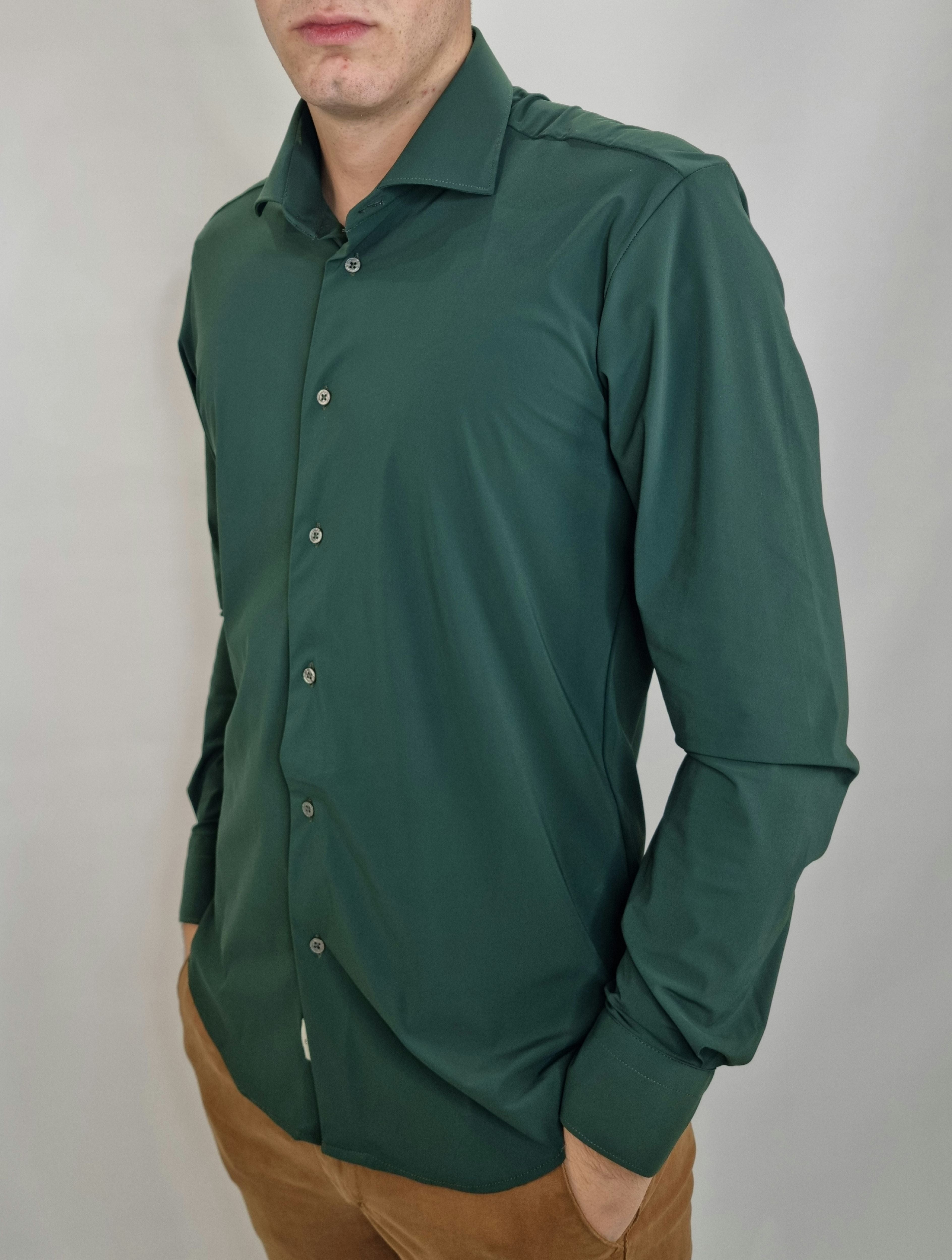 CAMICIA UOMO FB PERFORMANCE VERDE