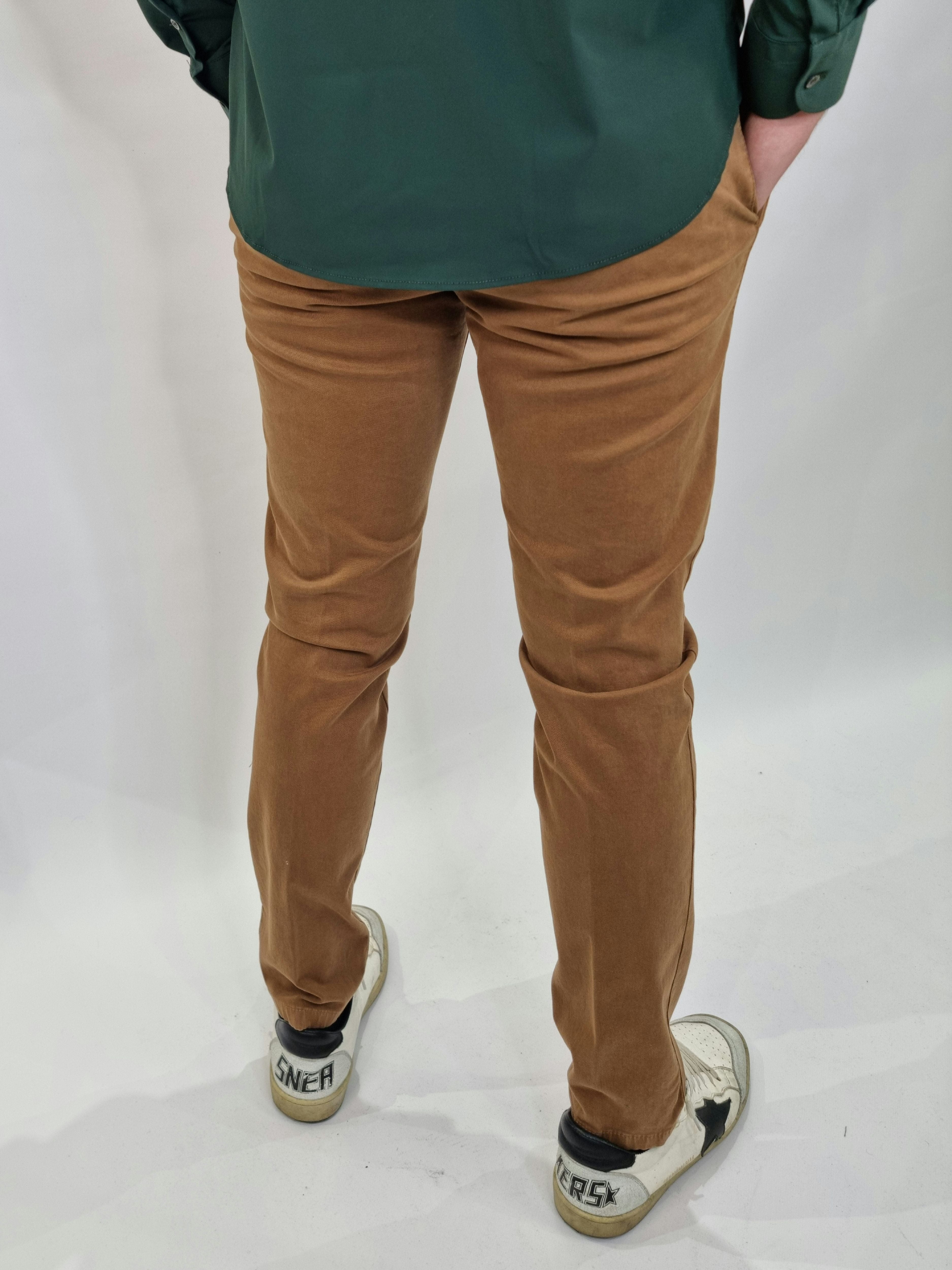 Pantalone helios art. gp502 cuoio