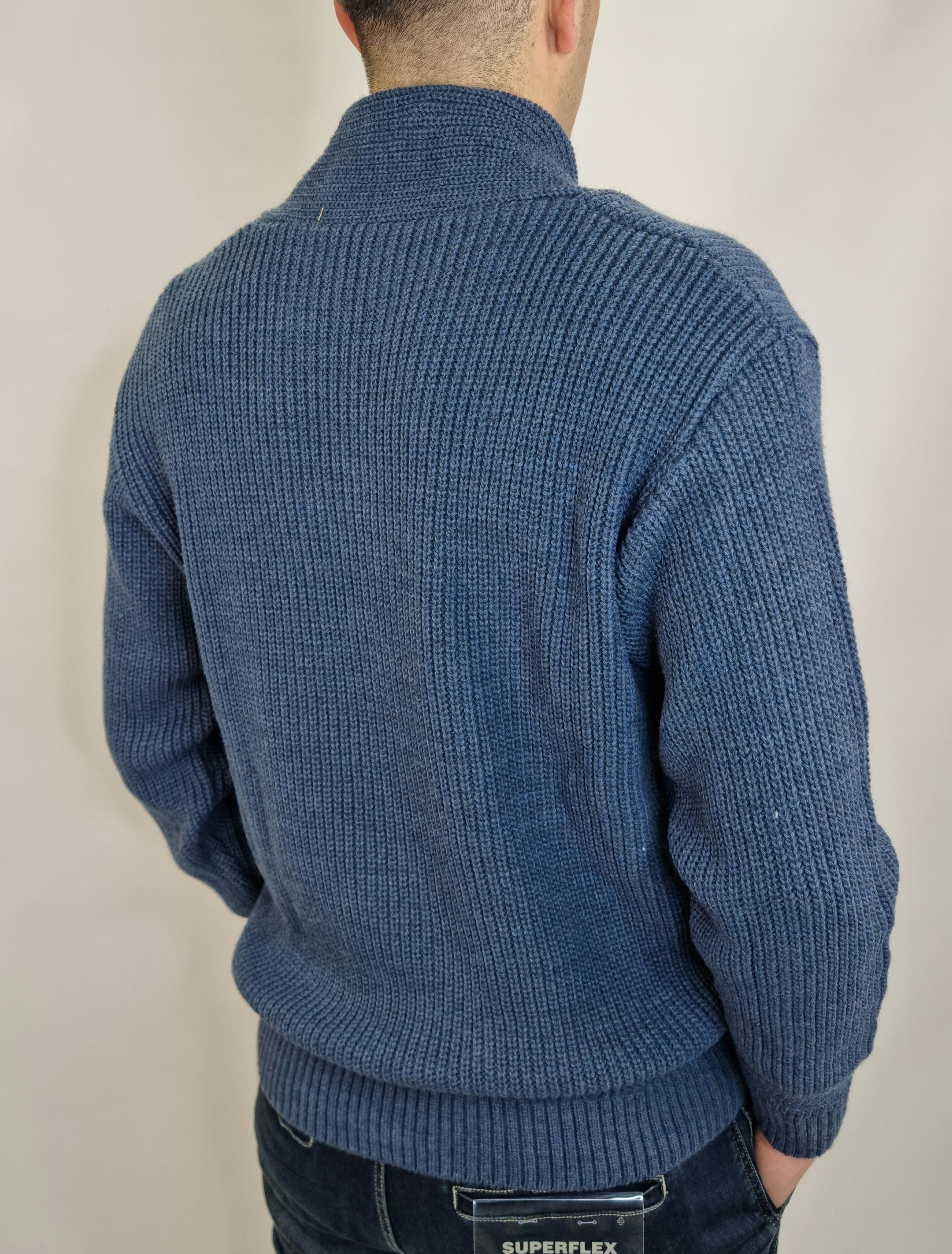 Pull uomo Helios art. 41 blu