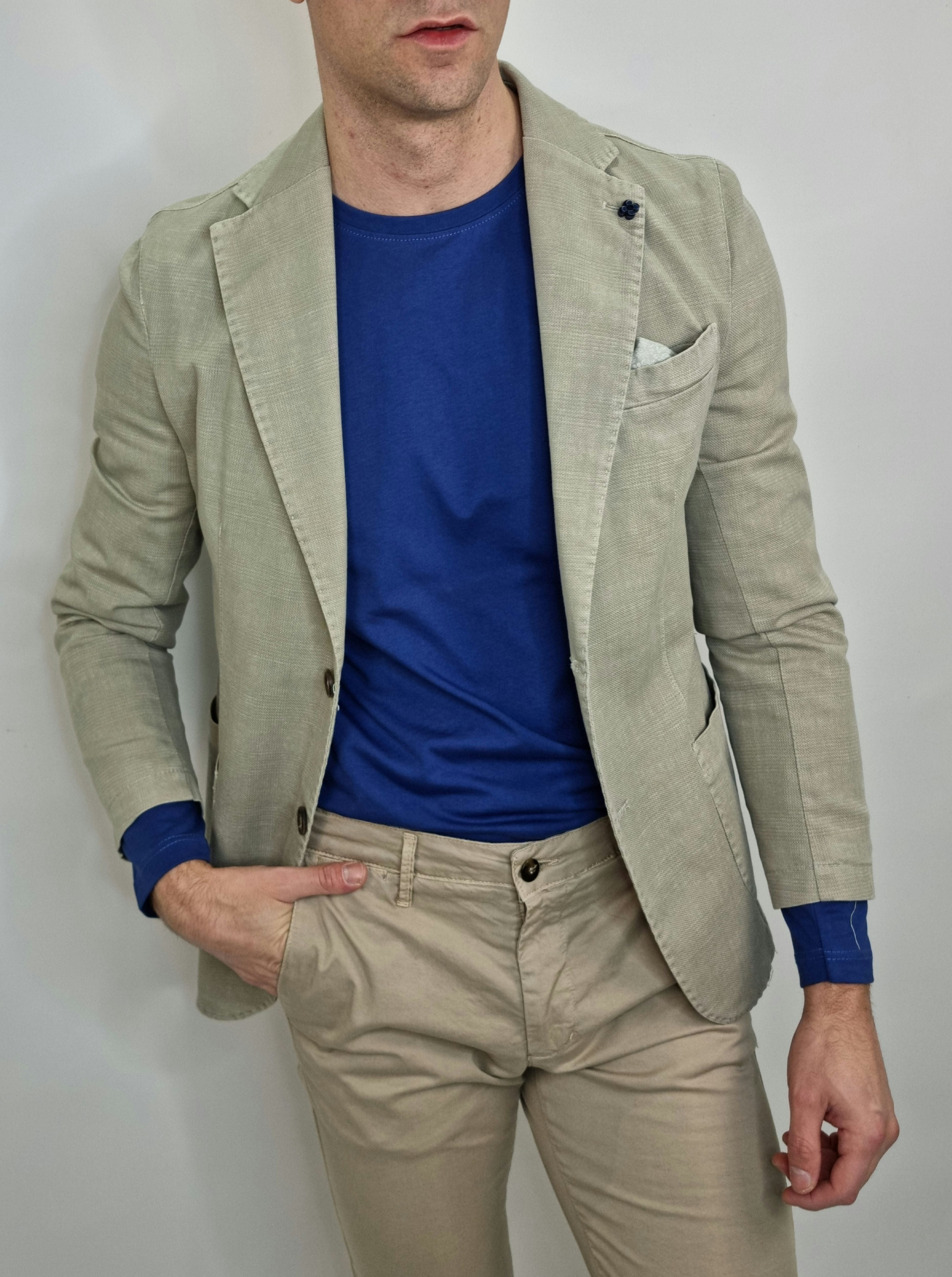 Giacca FB uomo art.CR899 beige