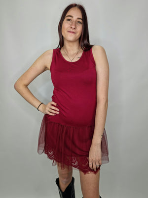 SOTTOVESTE PIZZO BORDEAUX