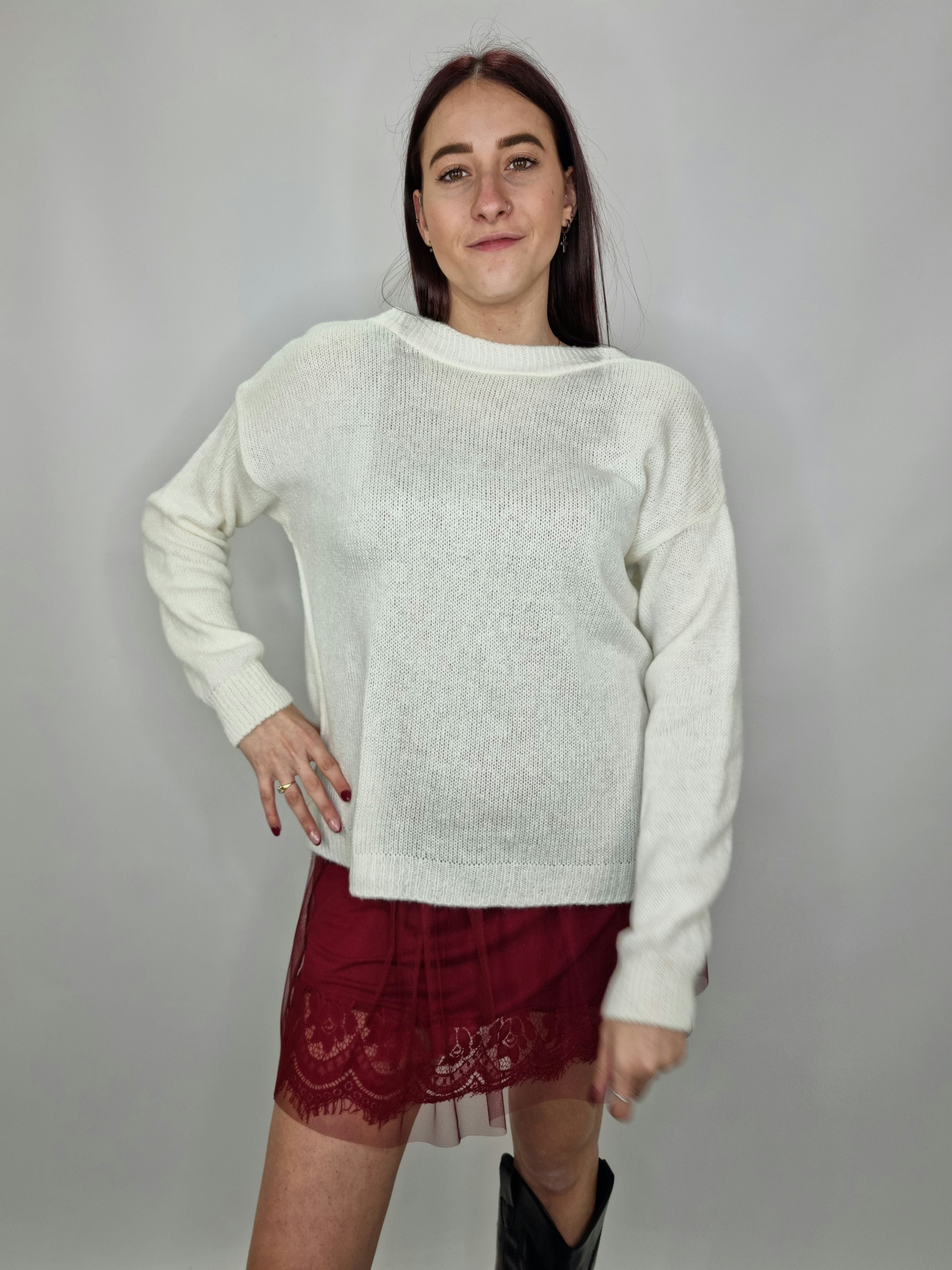 PULL FIOCCO BIANCO